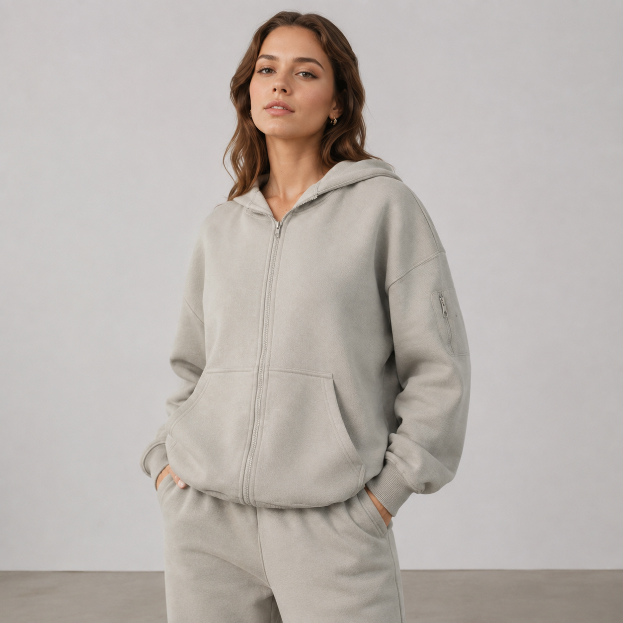 Travel Essentials Zip Hoodie