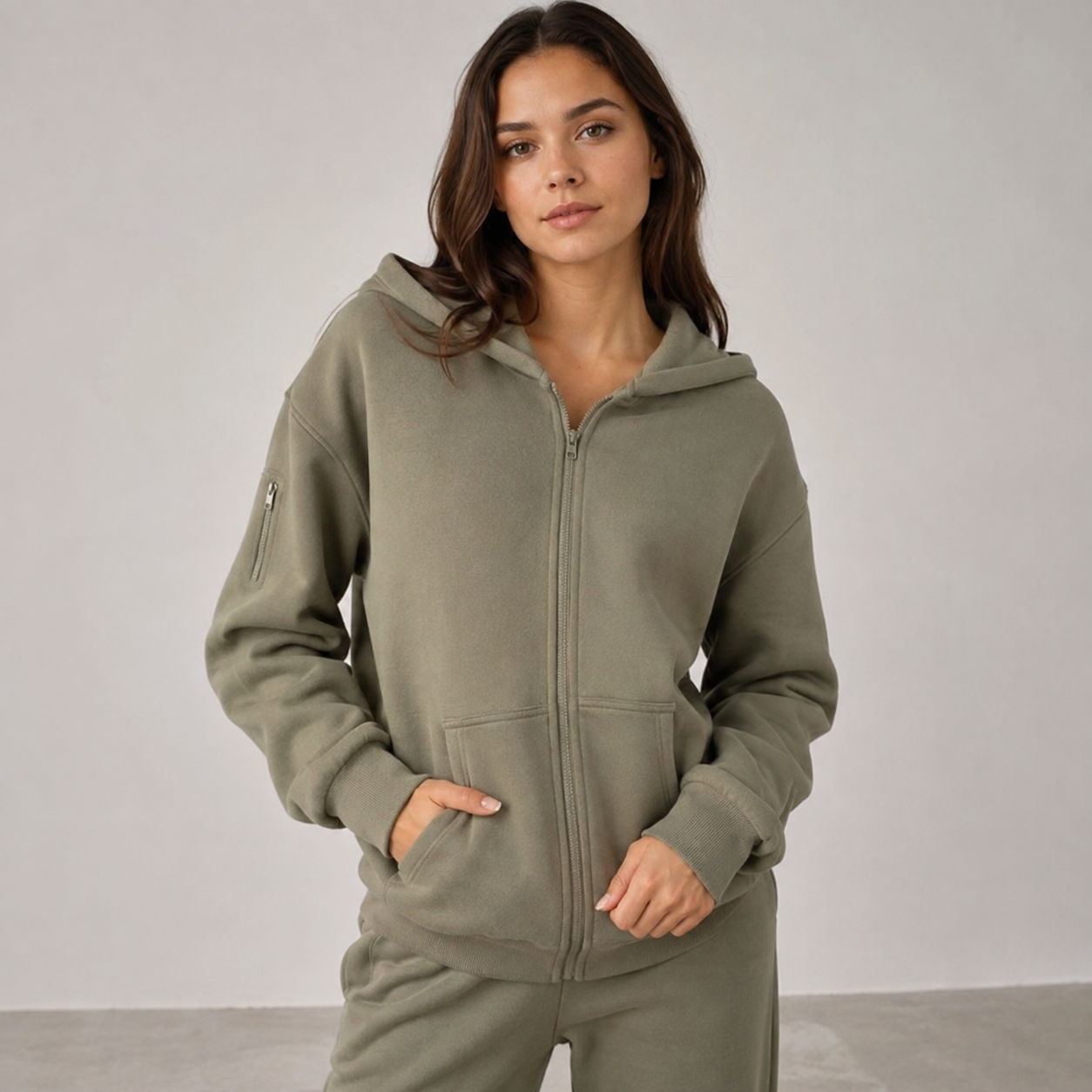Travel Essentials Zip Hoodie