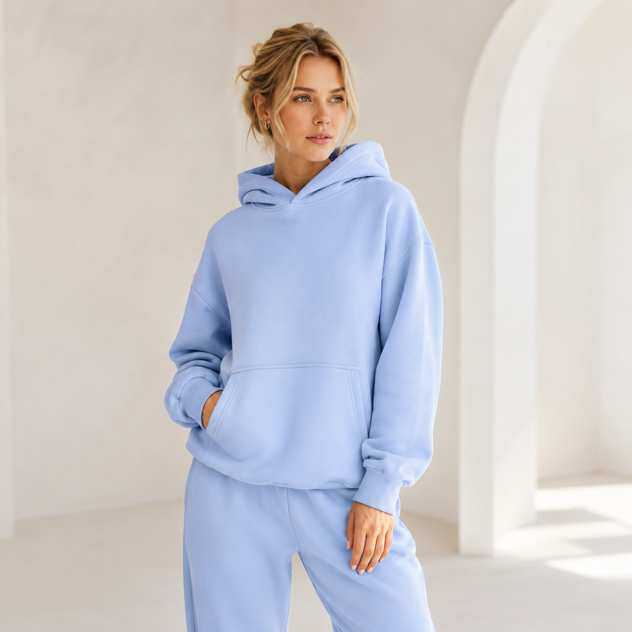 Pastel Casual Comfort Hoodie