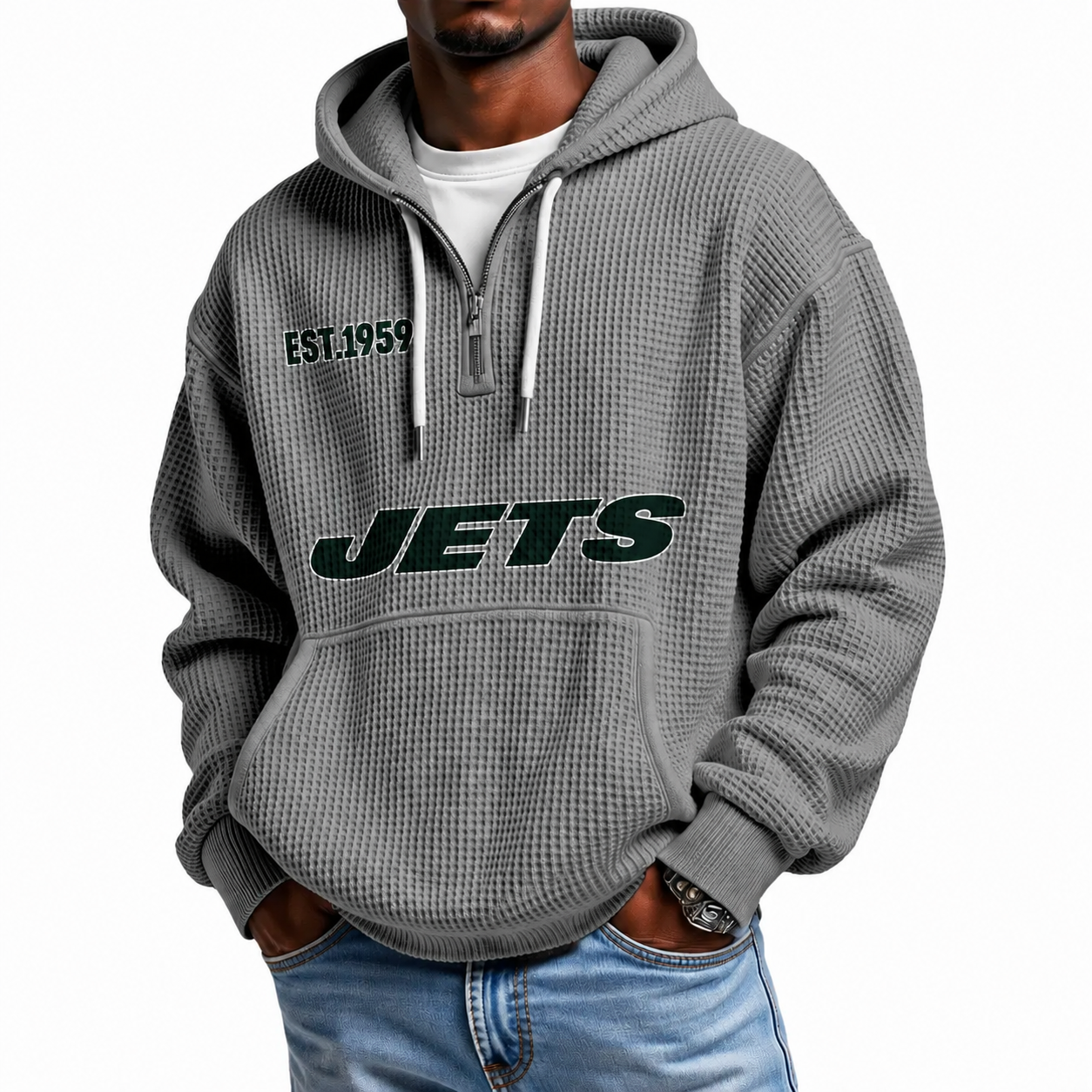 Jets EST 1959 Quarter Zip Hoodie