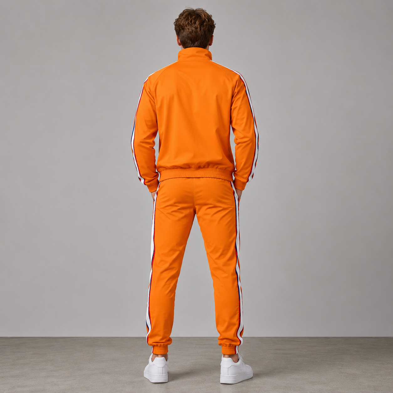 World Cup 2026 Themed Netherlands Football Fan Sweatshirt And Jogger Set