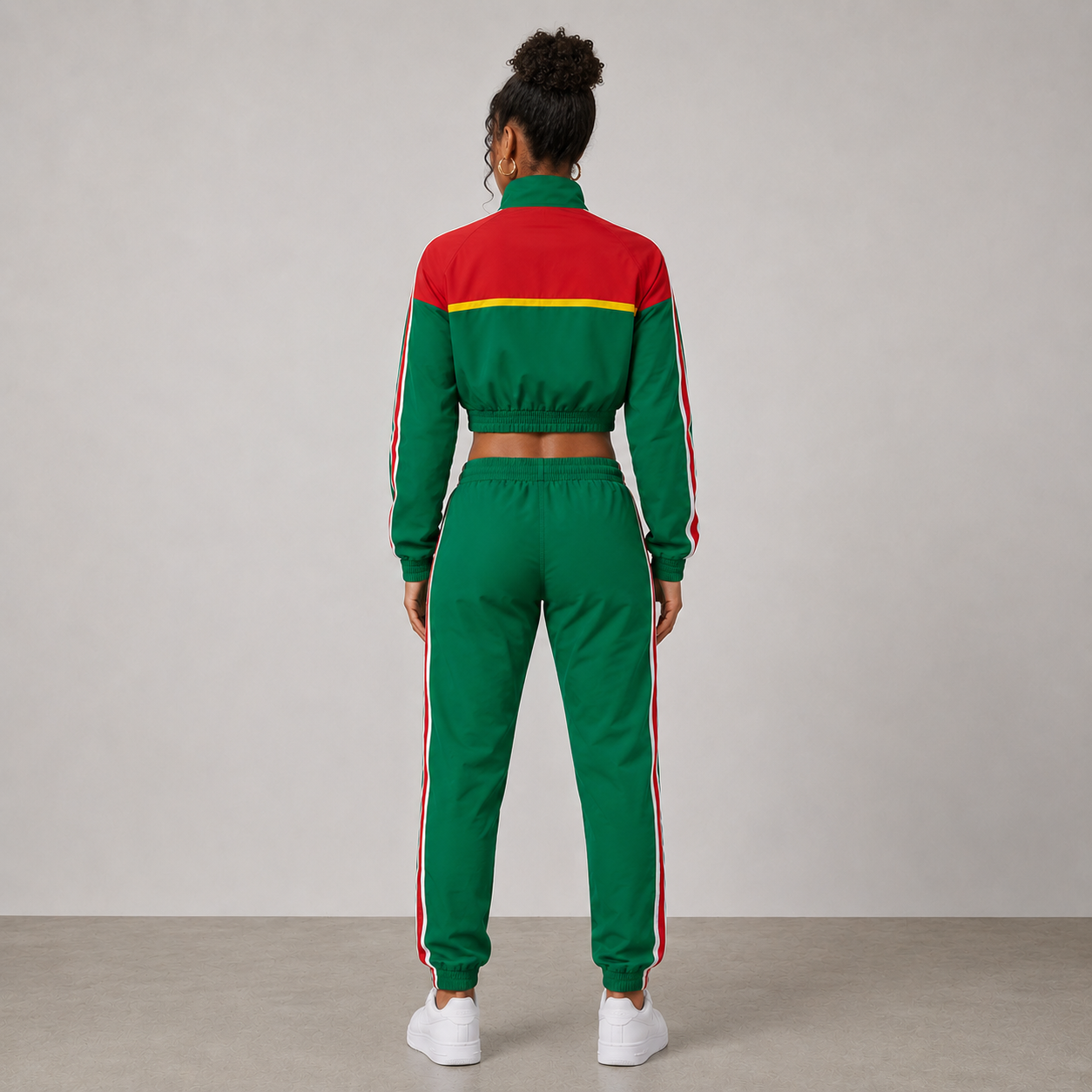 World Cup 2026 Themed Suriname Football Fan Sweatshirt And Jogger Set