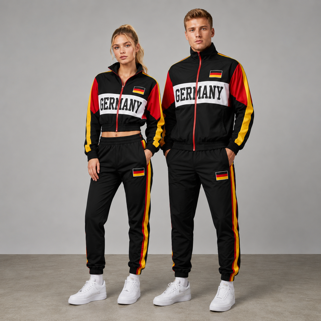 FIFA World Cup 2026 Themed Germany Football Fan Sweatshirt And Jogger Set