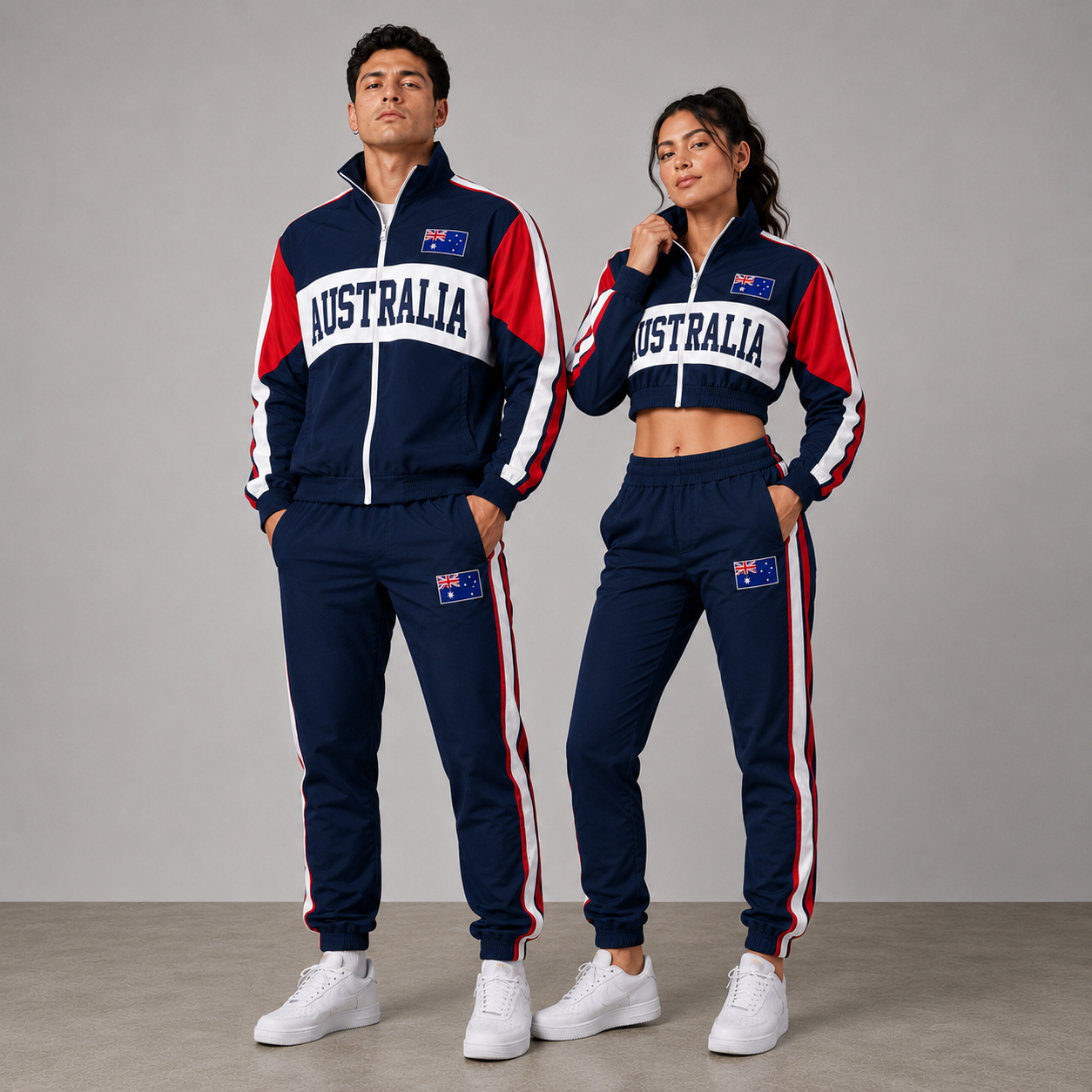 FIFA World Cup 2026 Themed Australia Football Fan Sweatshirt And Jogger Set