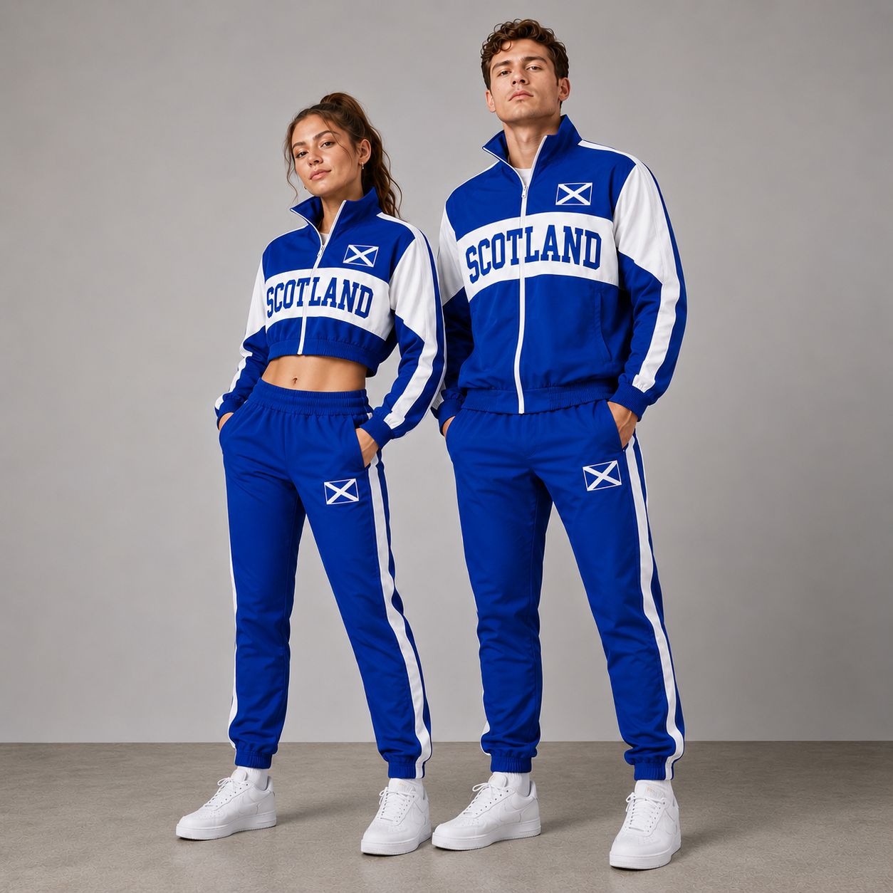 FIFA World Cup 2026 Themed Scotland Football Fan Sweatshirt And Jogger Set