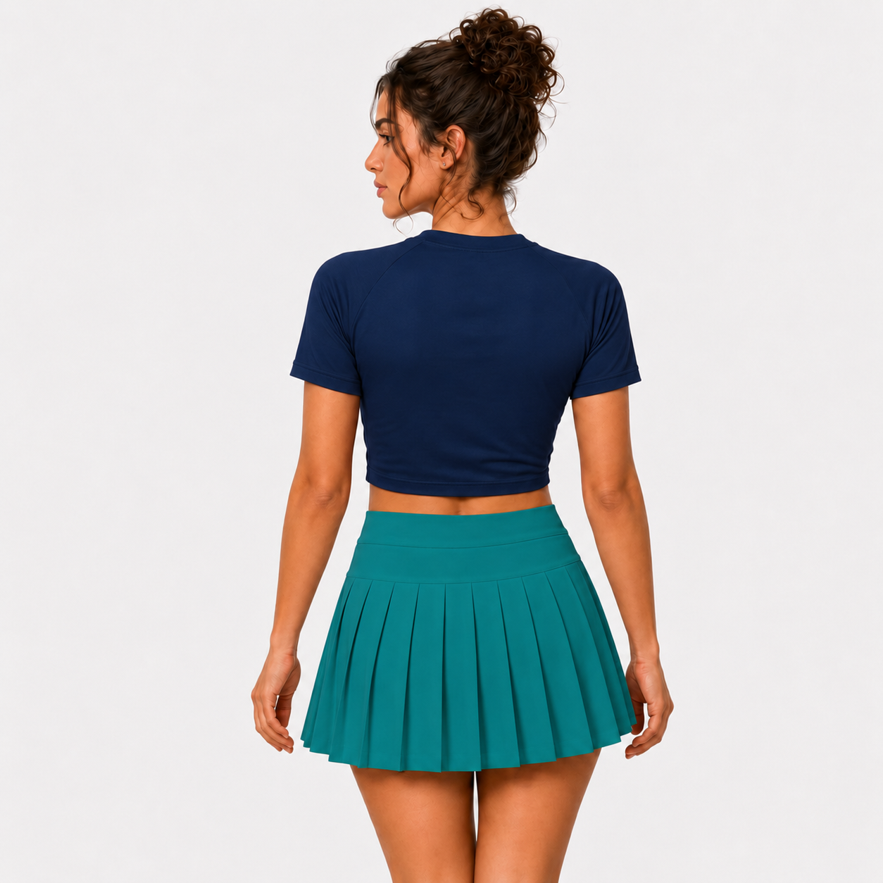 Seattle Mariners Baseball Team Printed Two Piece Top And Skirt Set For Women