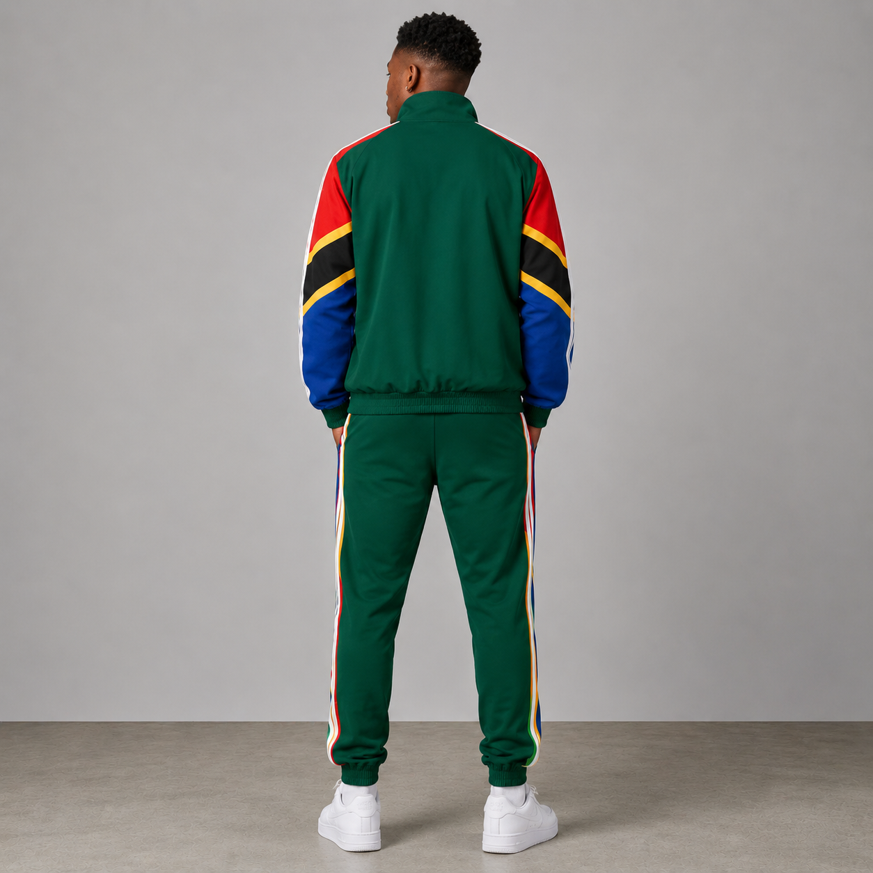 World Cup 2026 Themed South Africa Football Fan Sweatshirt And Jogger Set