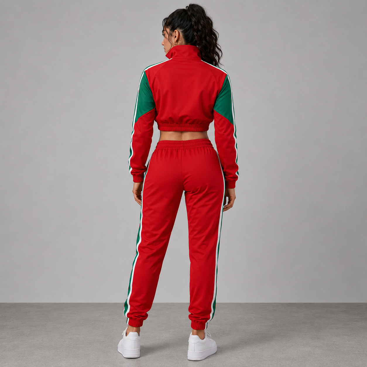 World Cup 2026 Themed Morocco Football Fan Sweatshirt And Jogger Set