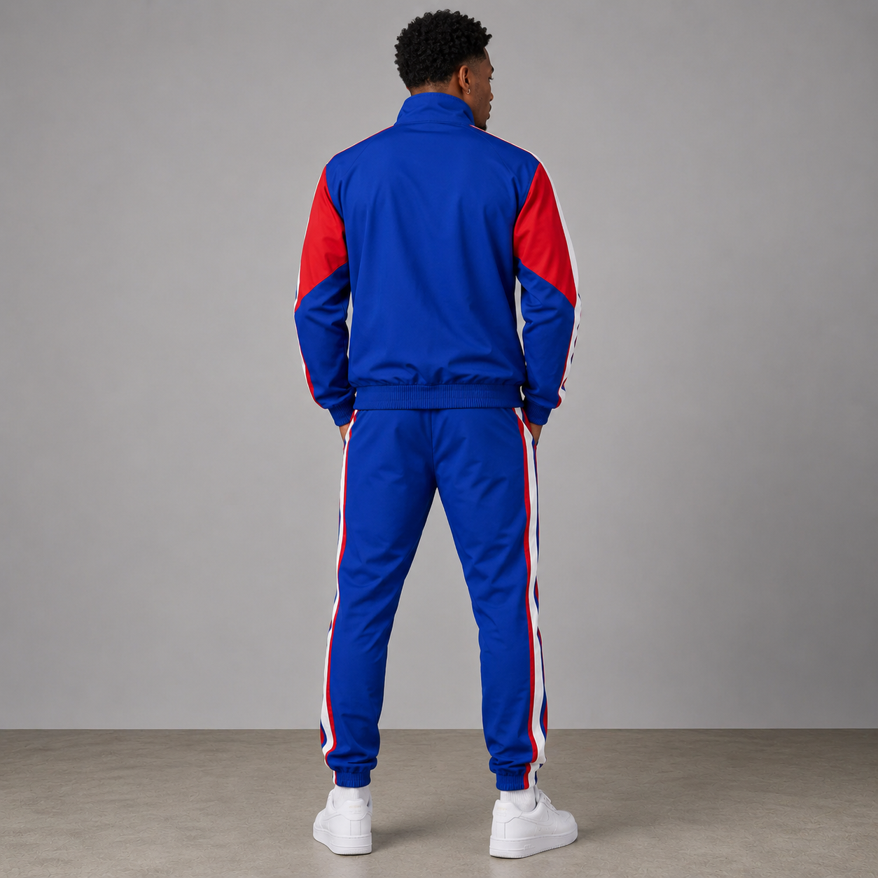 World Cup 2026 Themed Haiti Football Fan Sweatshirt And Jogger Set