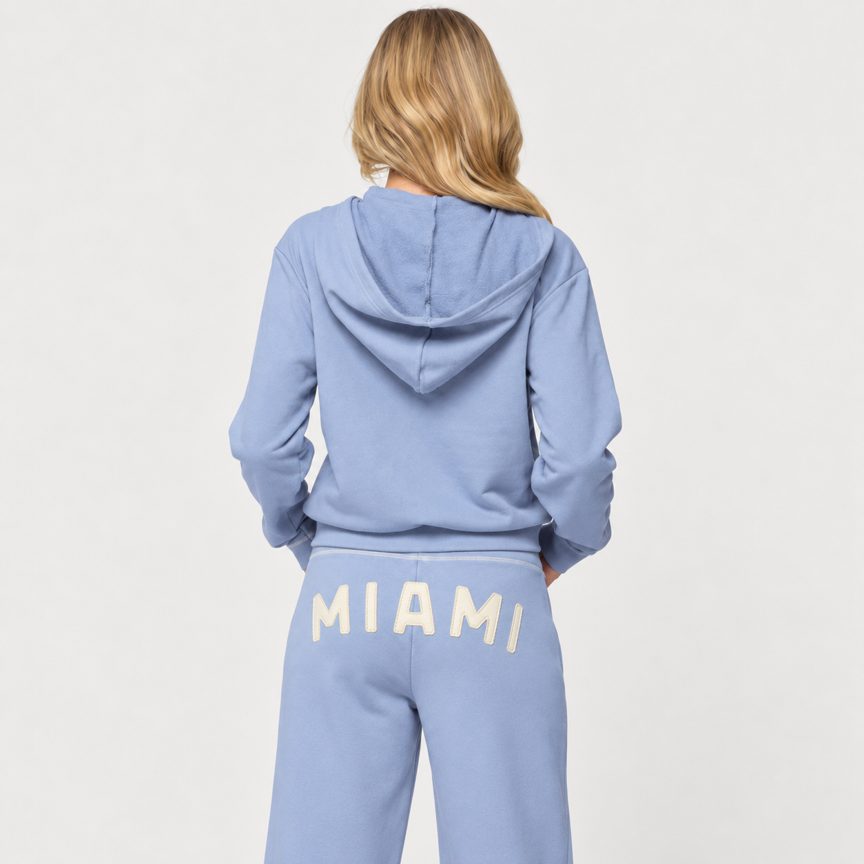 Zip Up Hoodie and Jogger Set with Pockets for Women