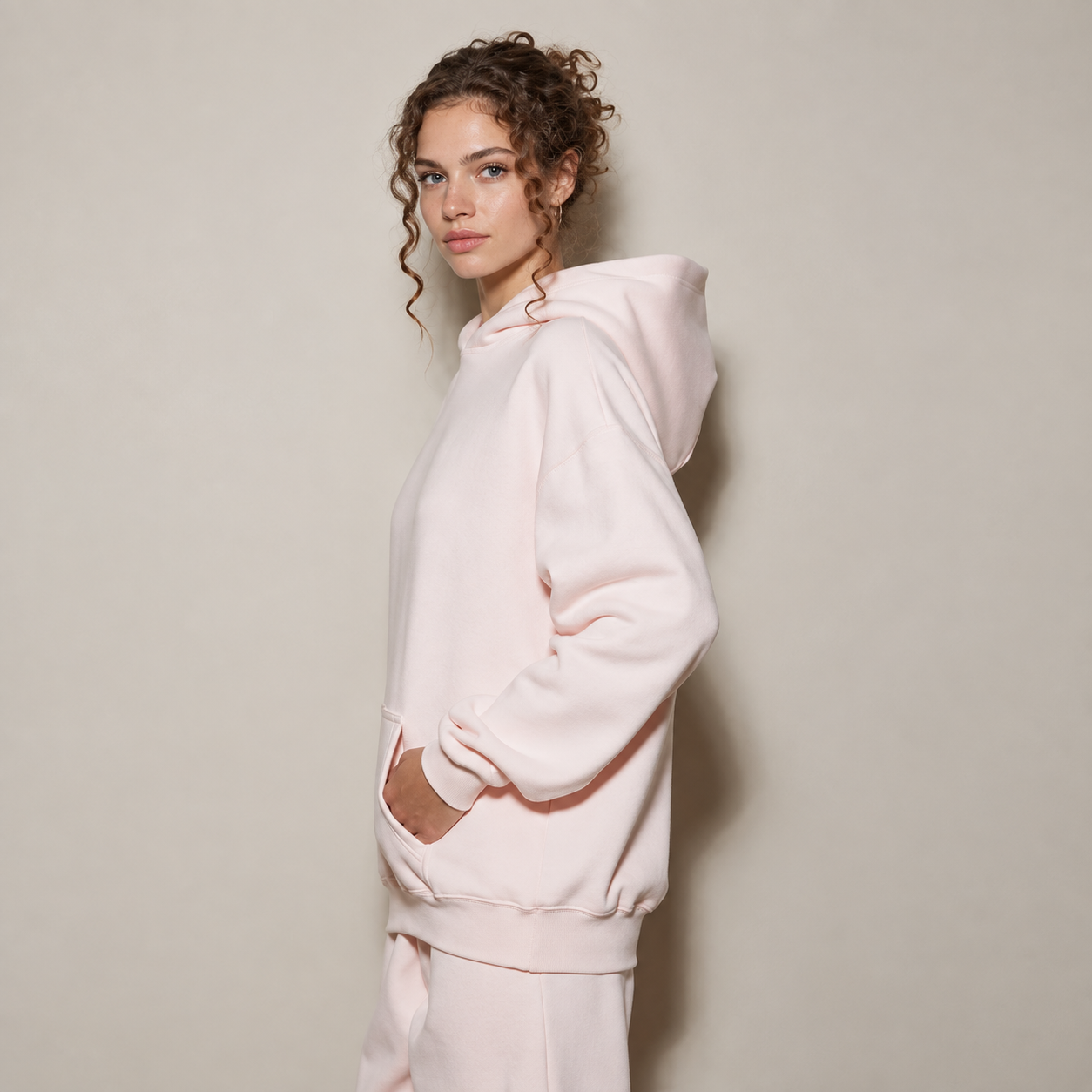Ultra Soft Fleece Vintage Wash Pullover Hoodie For Women