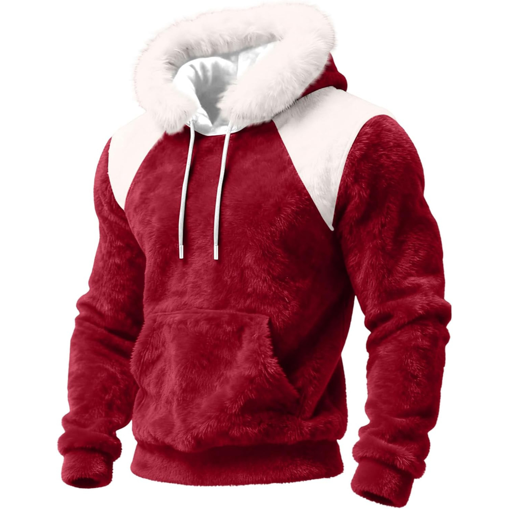 Christmas Hoodie Fuzzy Pullover Christmas Hoodie