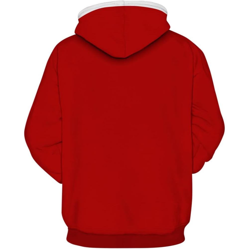 Christmas Themed Long Sleeve Pullover Hoodie