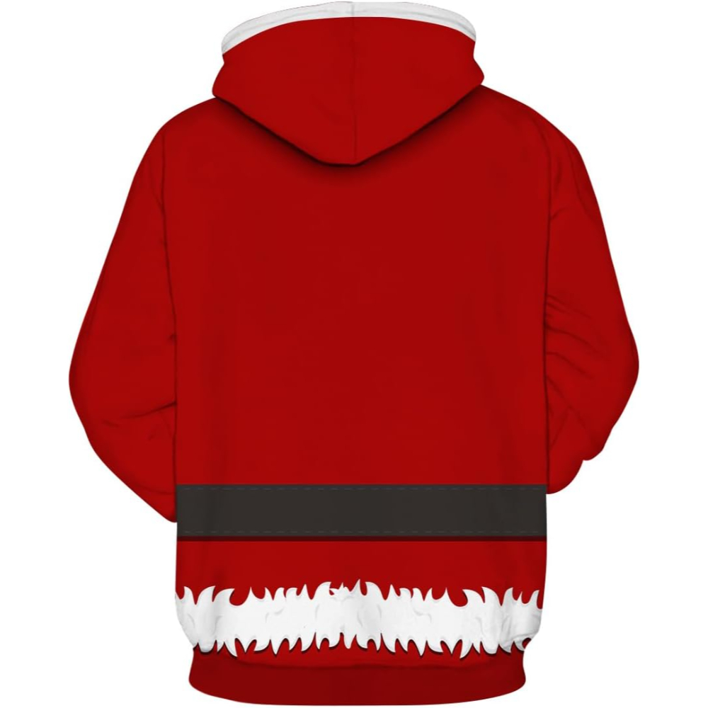 Christmas Themed Long Sleeve Pullover Hoodie