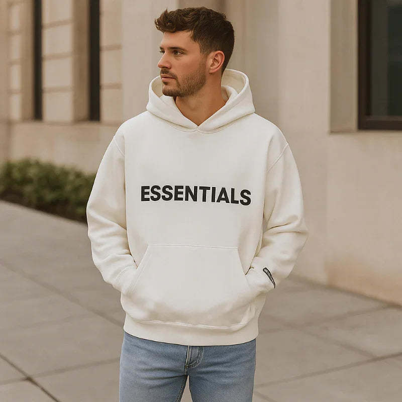 Classic Essential Printed Hoodie