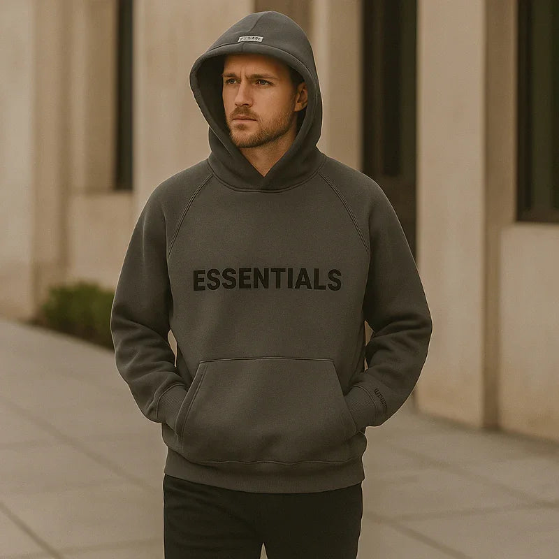 Classic Essential Printed Hoodie