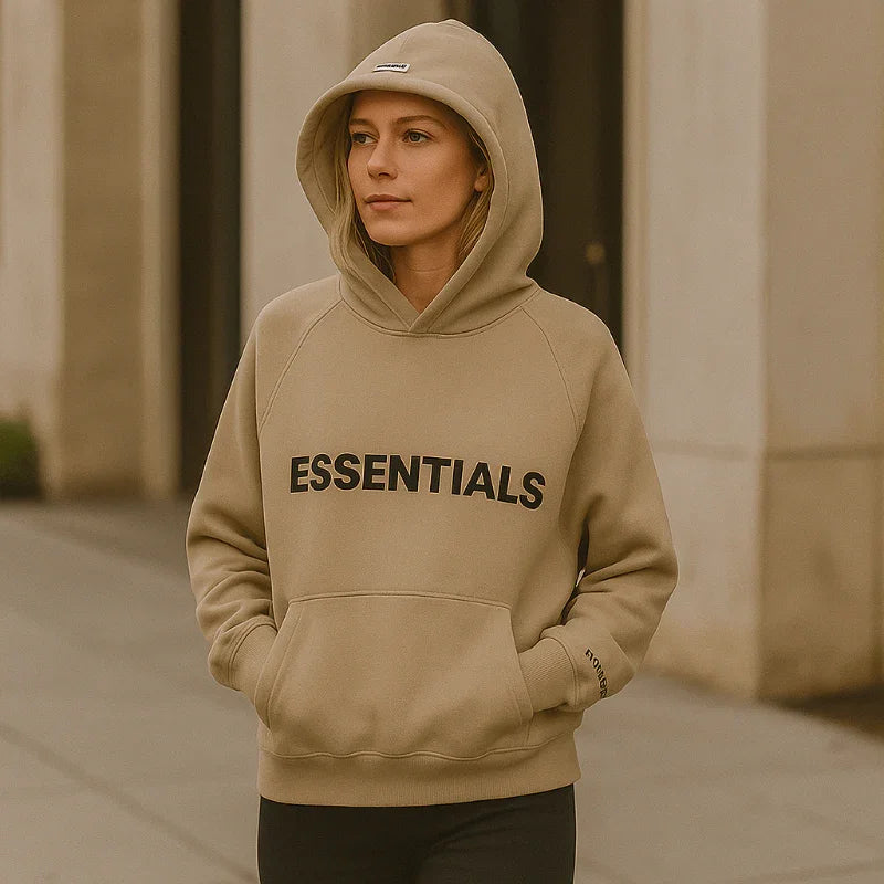 Classic Essential Printed Hoodie