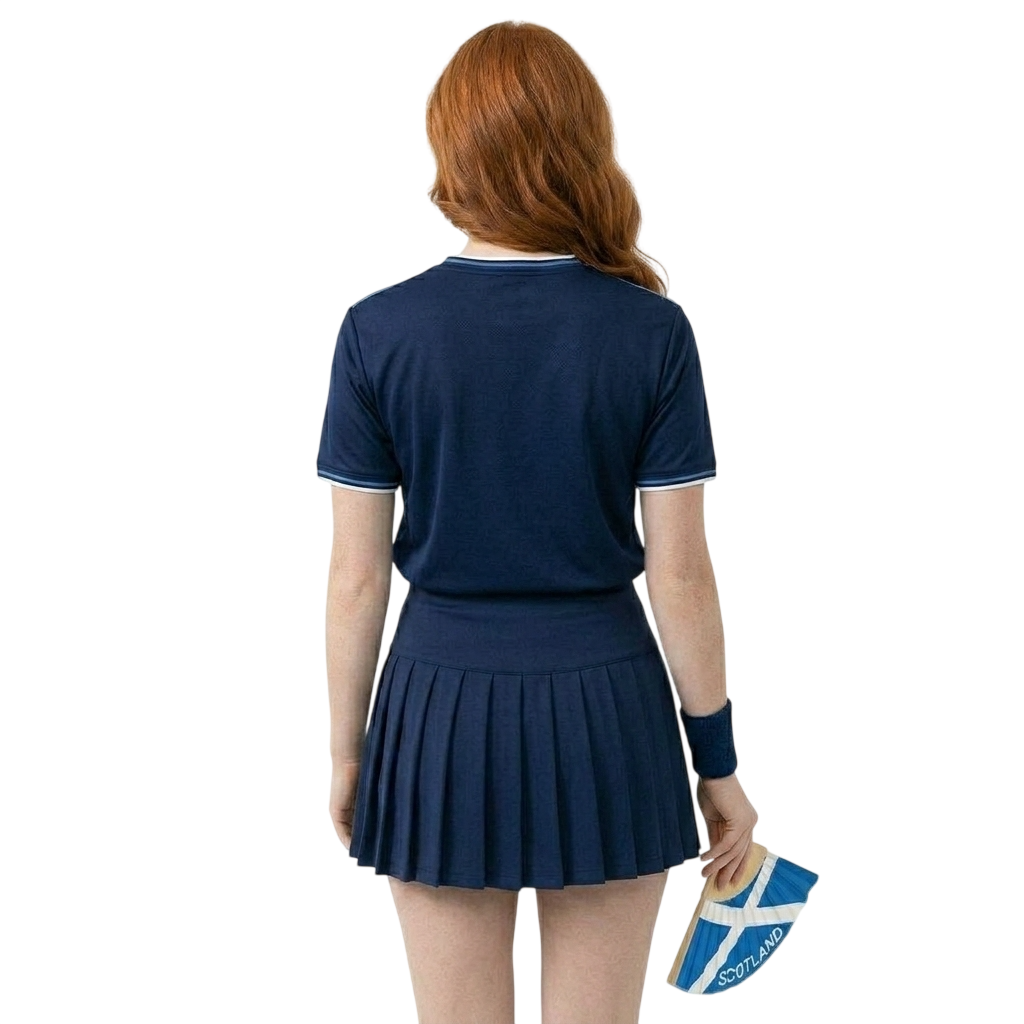 FIFA 2026 Scotland Football Themed Two Piece Skirt Set For Women