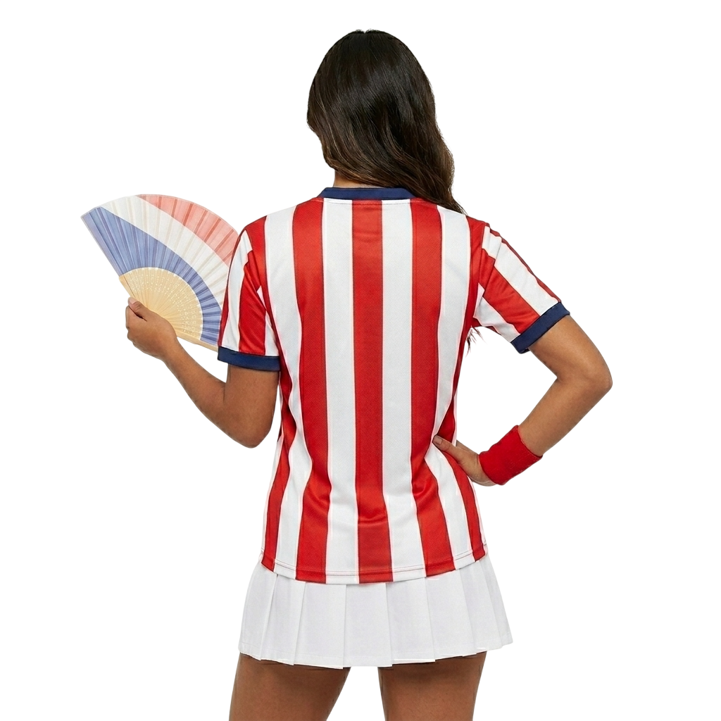 FIFA 2026 Paraguay Football Themed Two Piece Skirt Set For Women