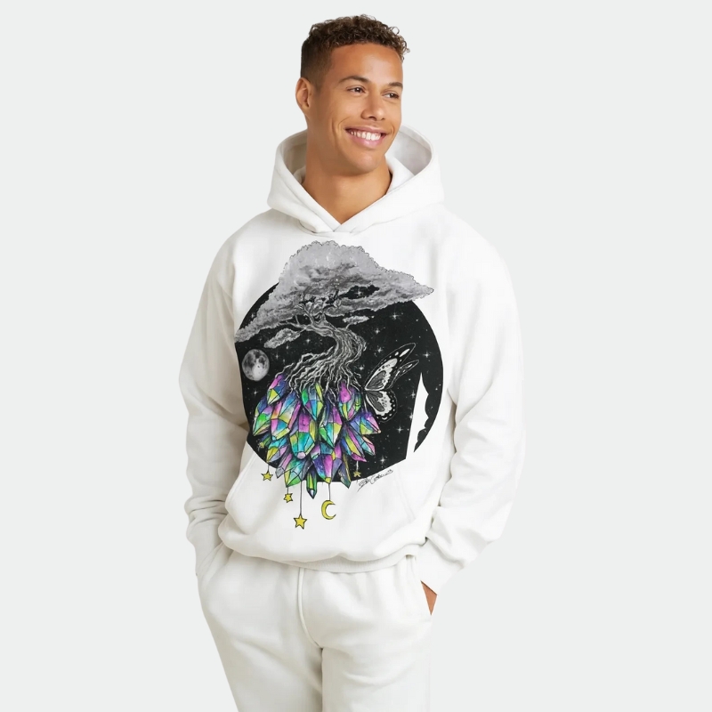 Crystal Tree Zip-up Hoodie