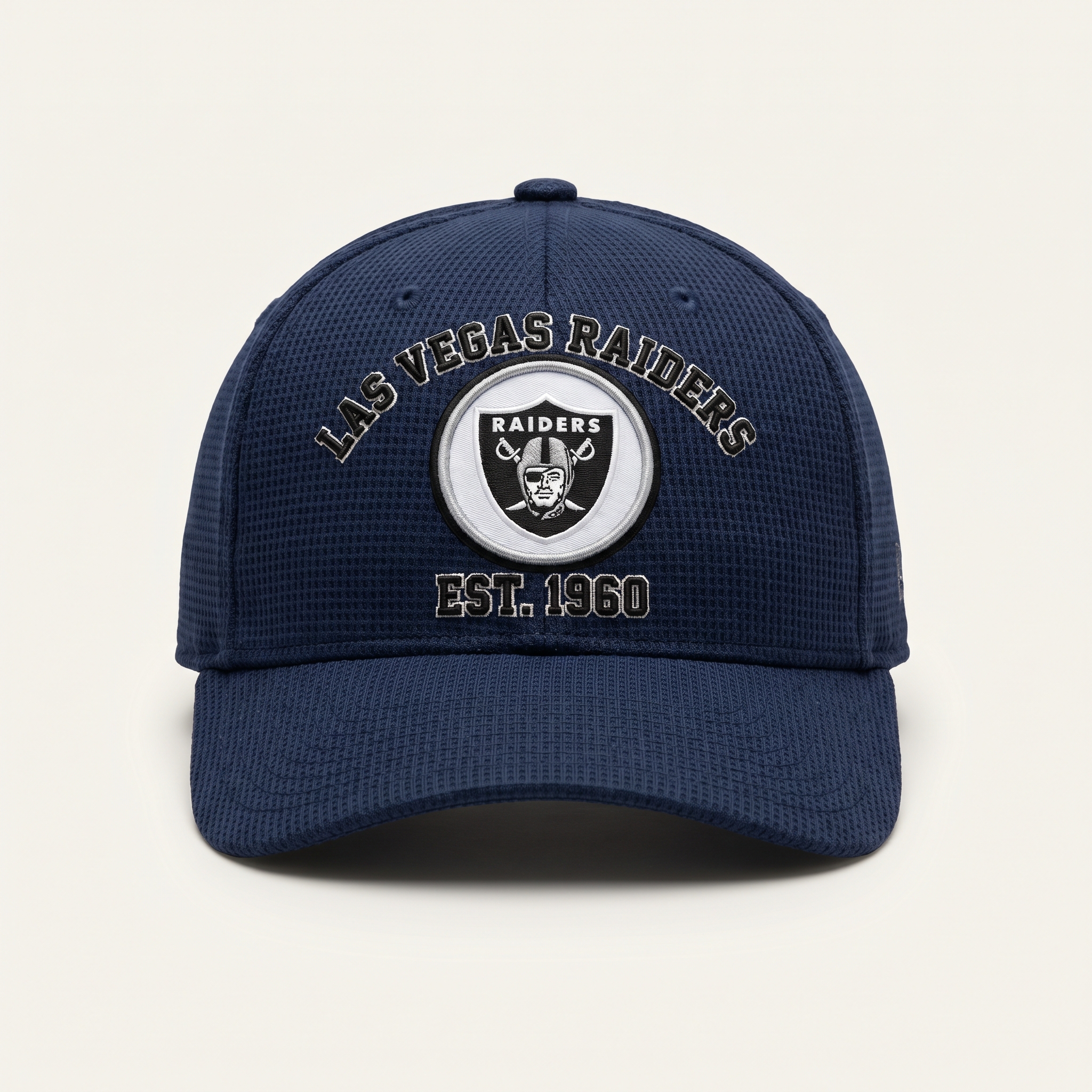 Las Vegas Raiders Waffle Knit Cap in Blue