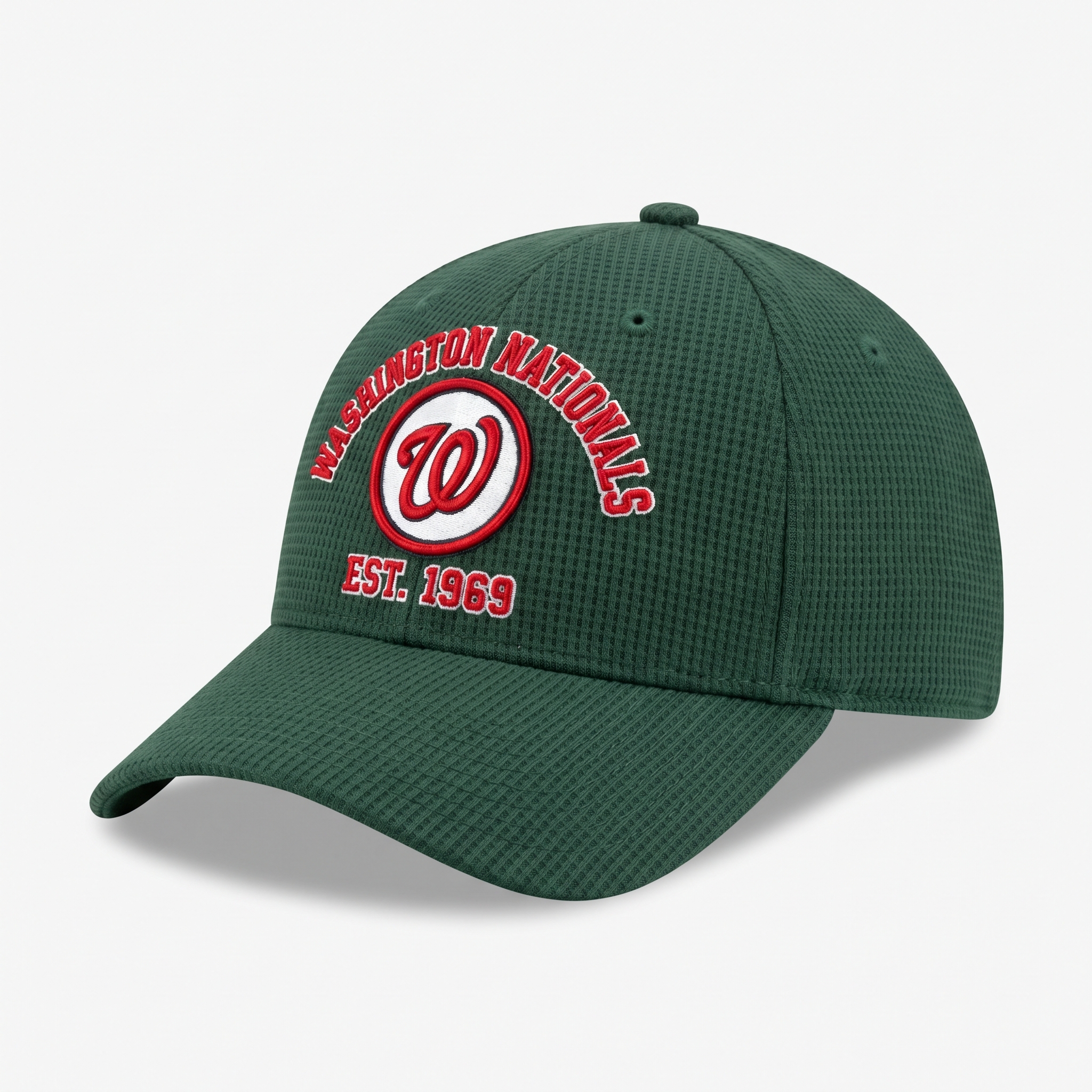 Washington Nationals Waffle Knit Cap in Green