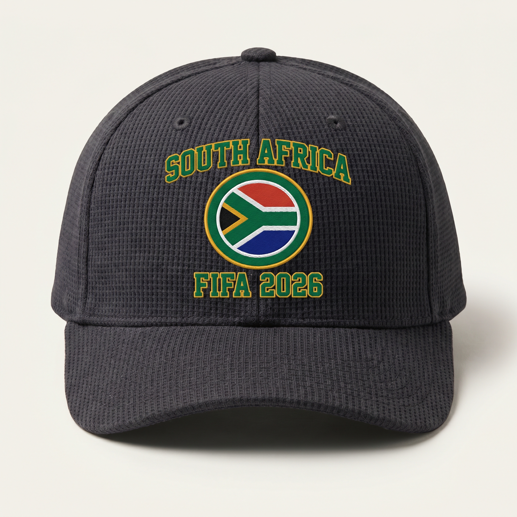 FIFA 2026 South Africa Waffle Knit Cap in Dark Gray