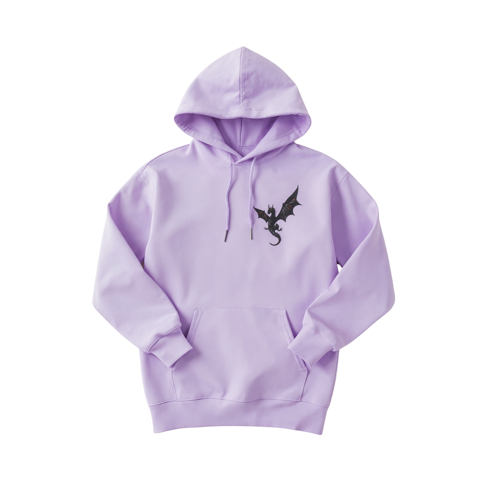 Dragon Printed Women Casual Hooded Sweatshirt