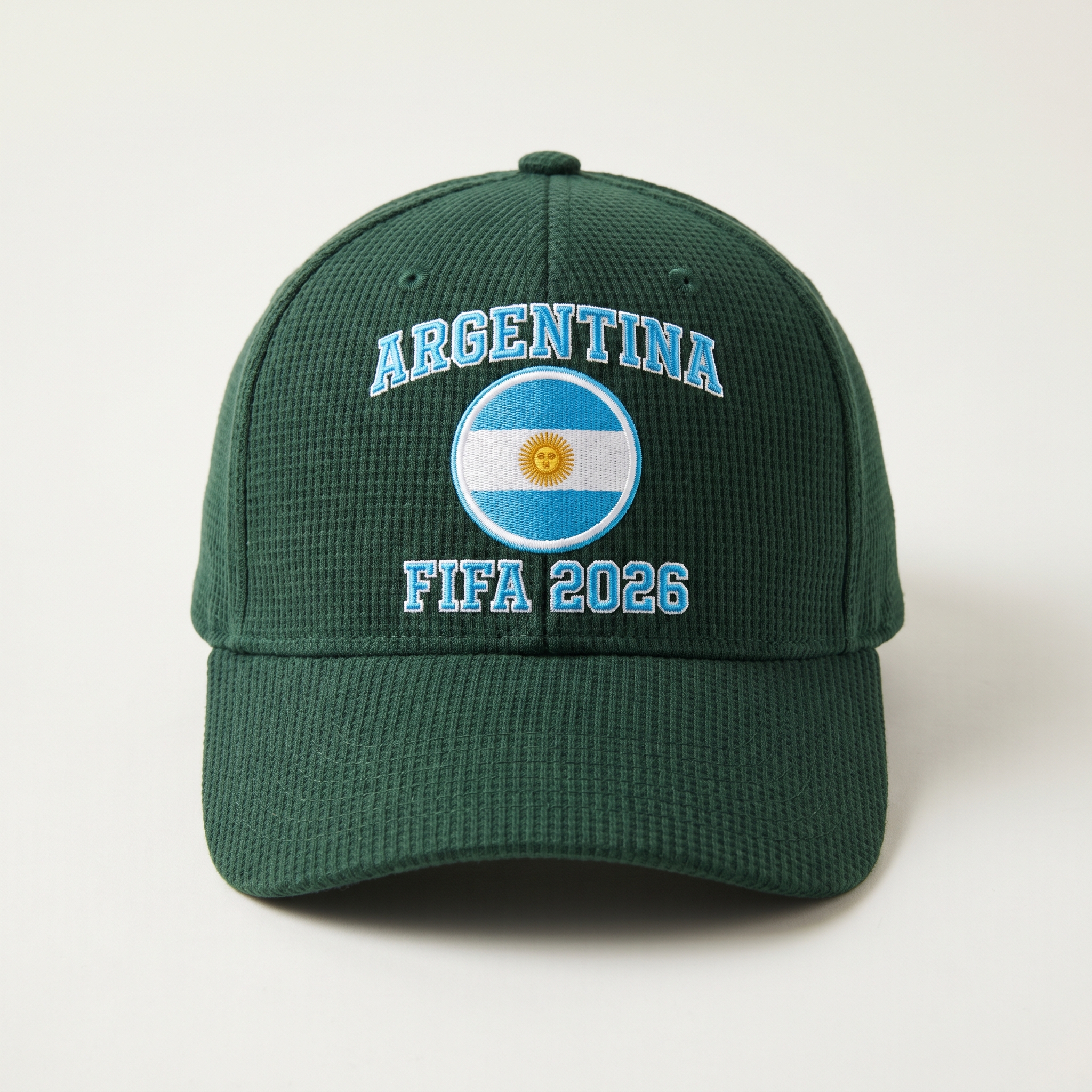 FIFA 2026 Argentina Waffle Knit Cap in Green