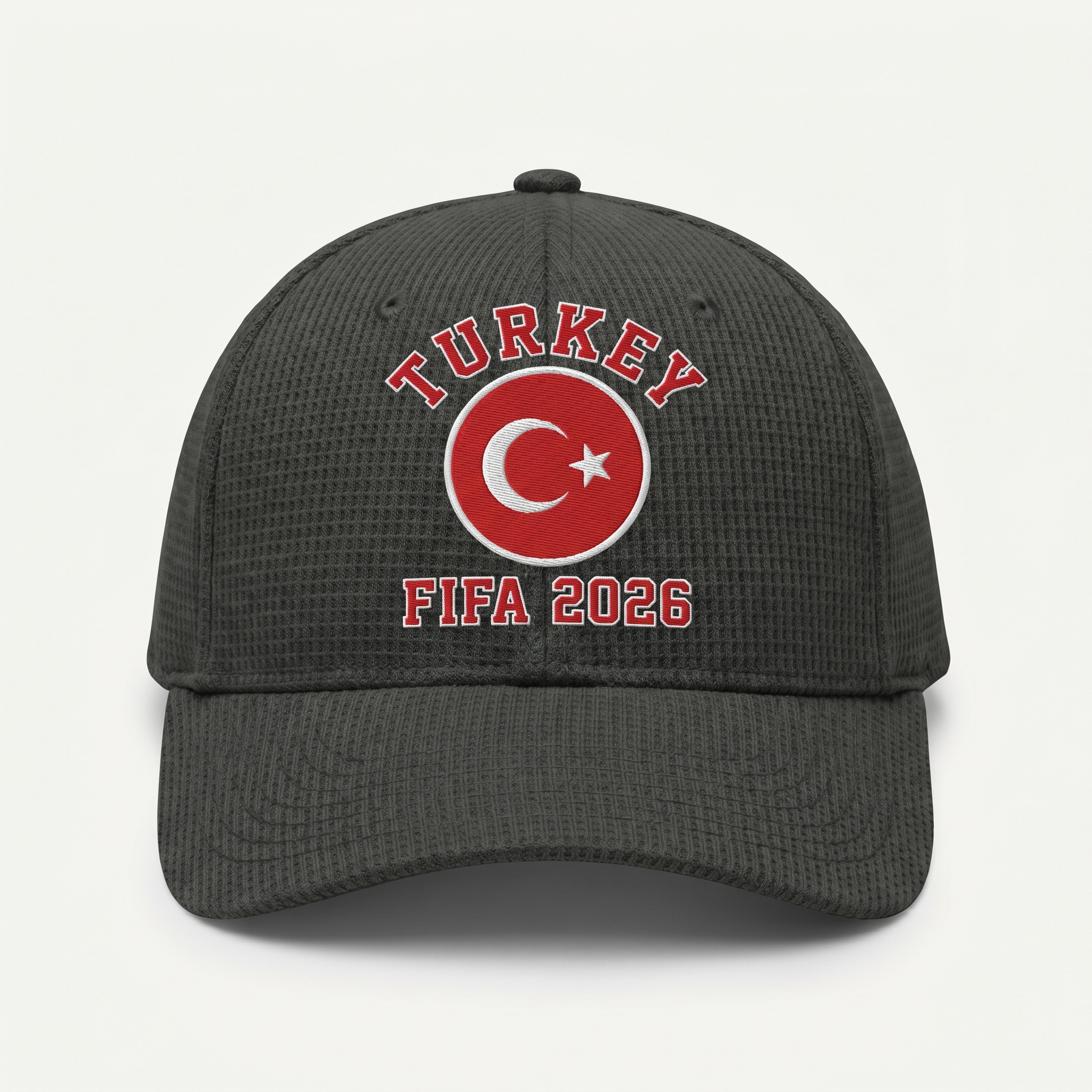 FIFA 2026 Turkey Waffle Knit Cap in Dark Gray