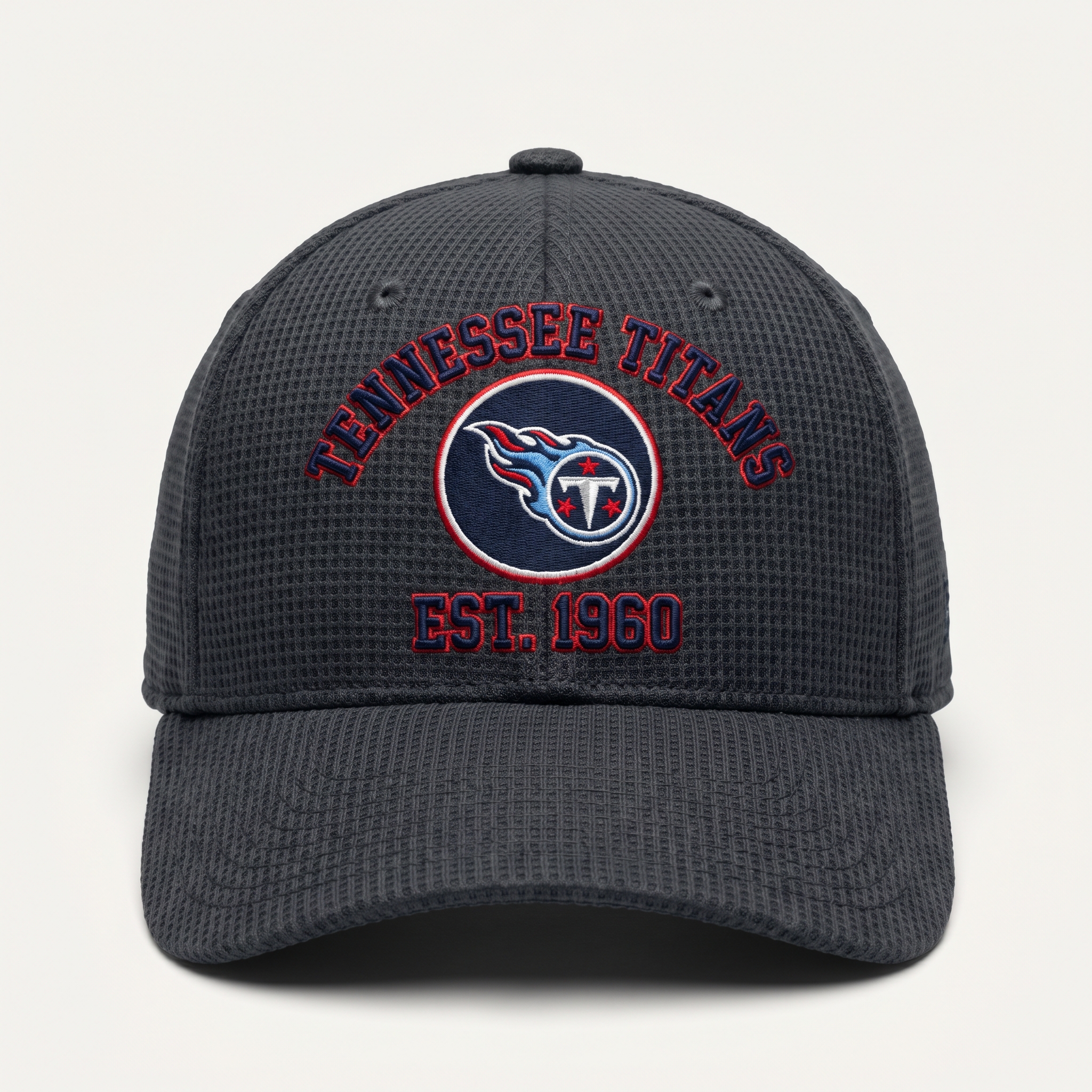 Tennessee Titans Waffle Knit Cap in Dark Gray
