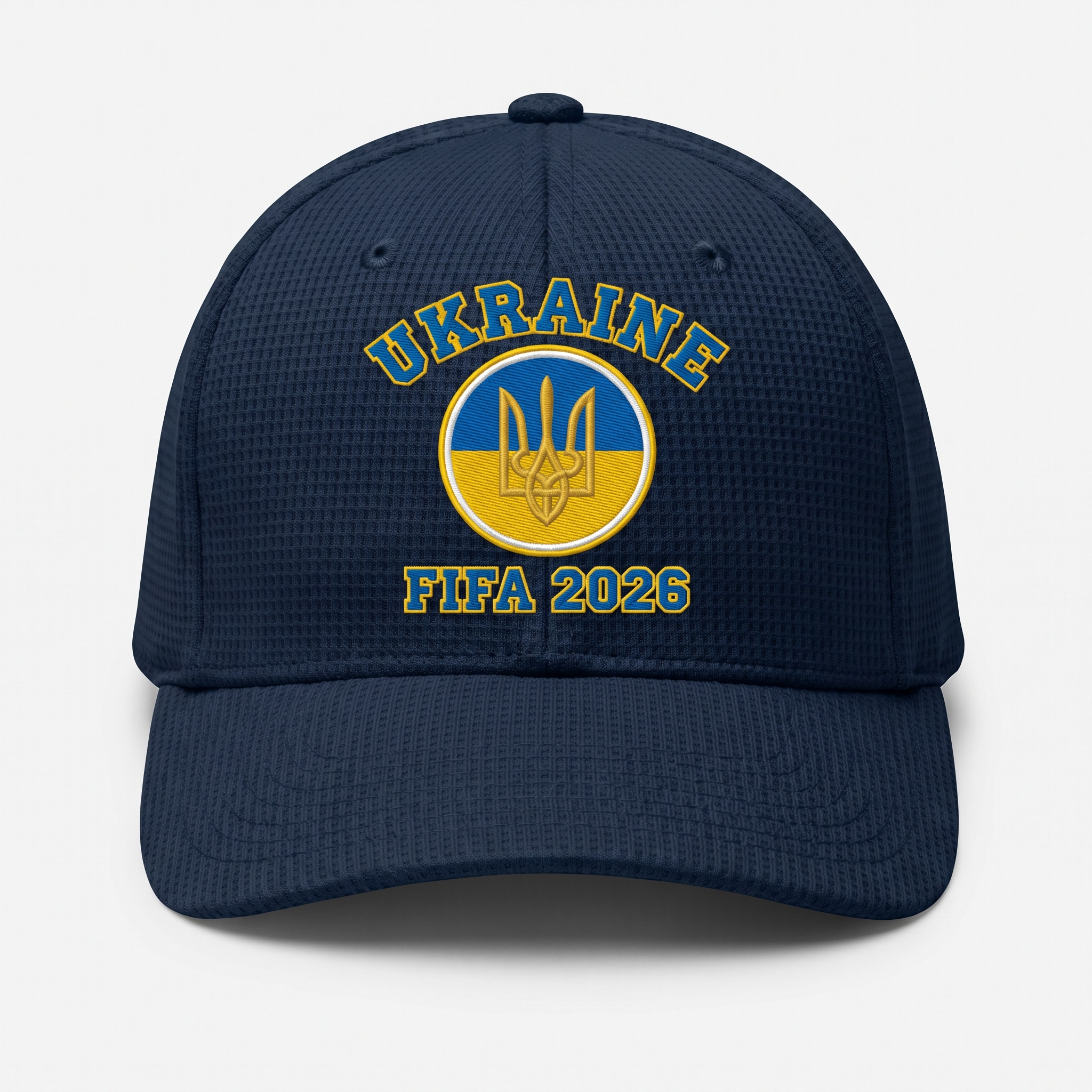 FIFA 2026 Ukraine Waffle Knit Cap in Blue