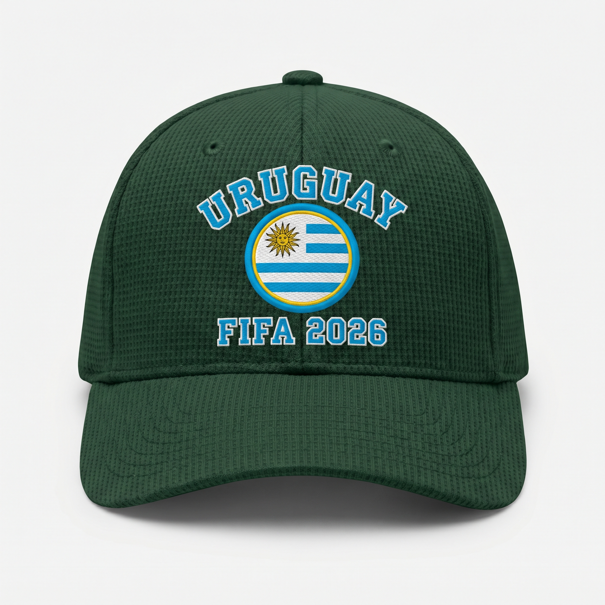 FIFA 2026 Uruguay Waffle Knit Cap in Green