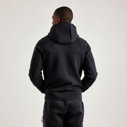 Full Zip Hooded Fleece Jacket For Men