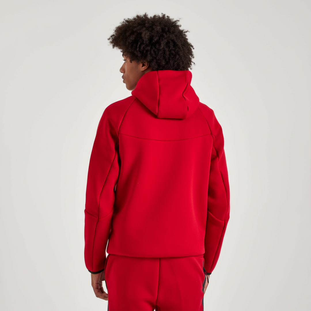 Full Zip Hooded Fleece Jacket For Men