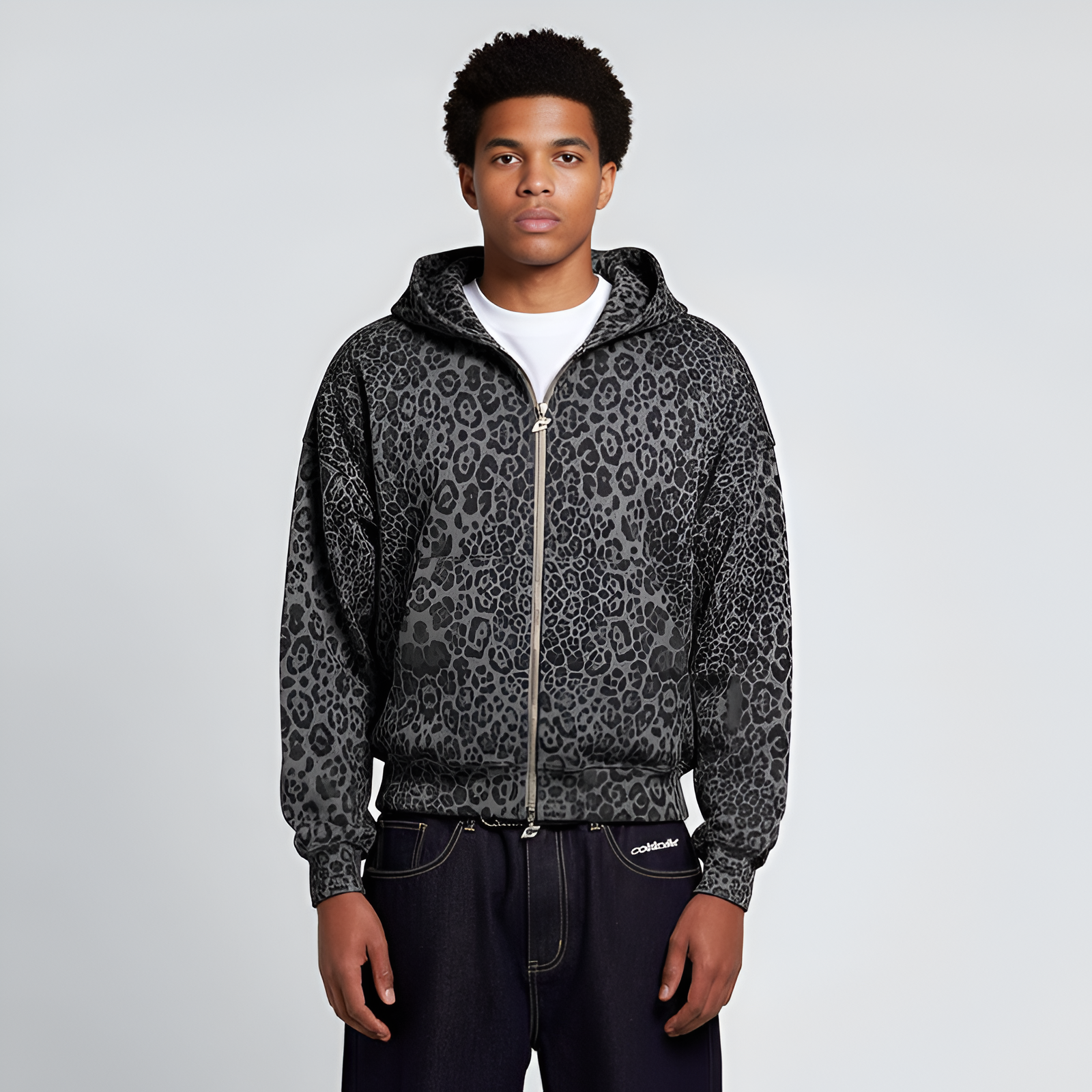 Unisex Zip Up Hoodie with Pockets Casual Everyday Wear