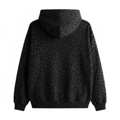 Unisex Leopard Print Hoodie