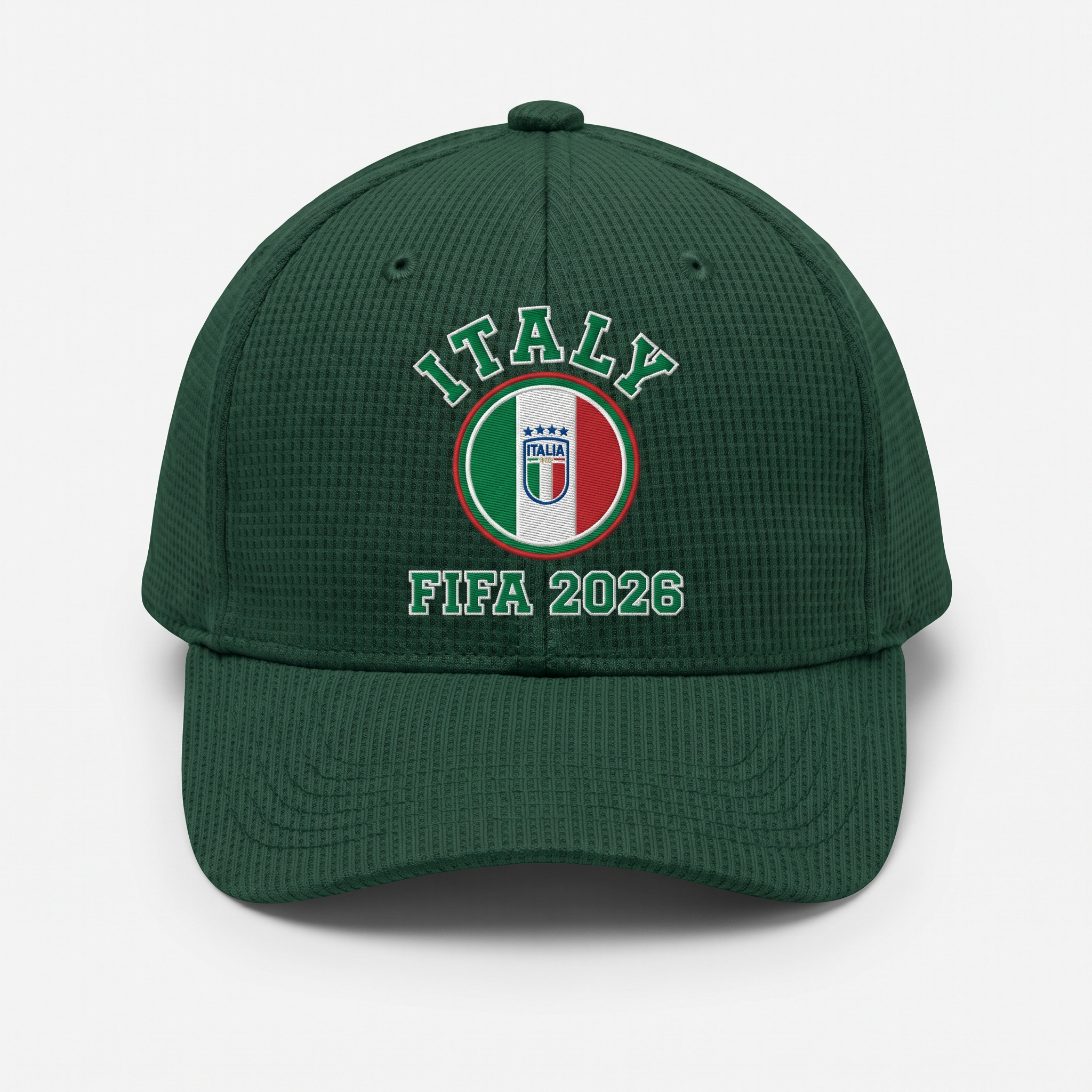 FIFA 2026 Italy Waffle Knit Cap in Green