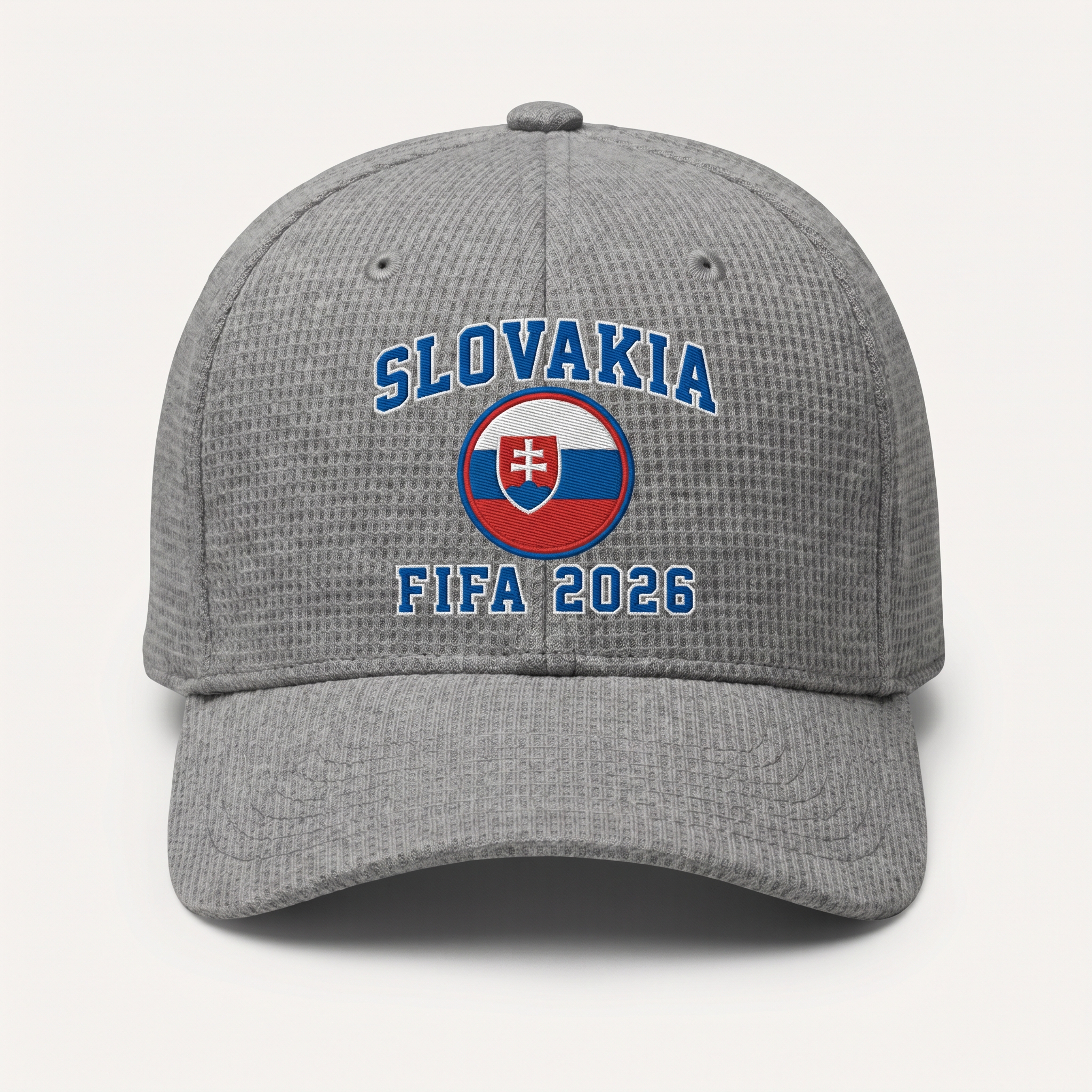 FIFA 2026 Slovakia Waffle Knit Cap in Gray