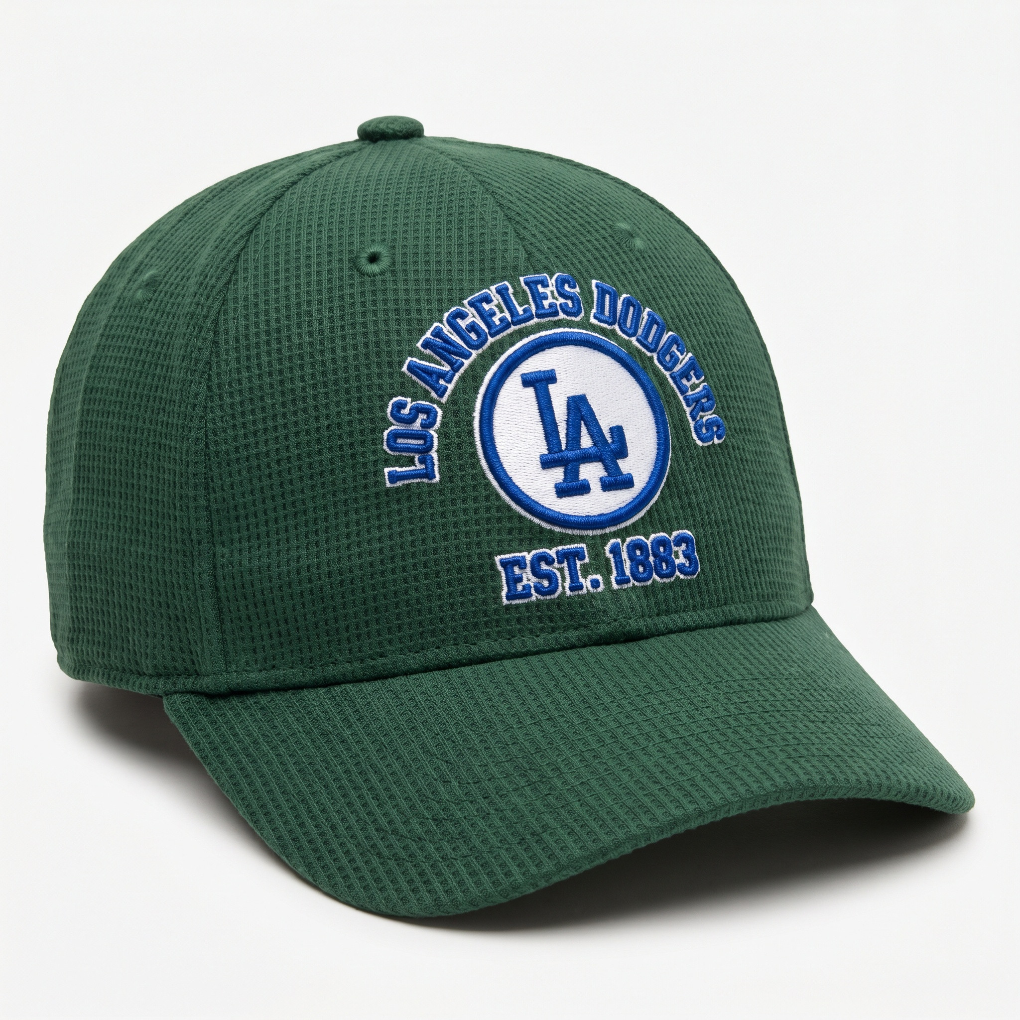 Los Angeles Dodgers Waffle Knit Cap in Green