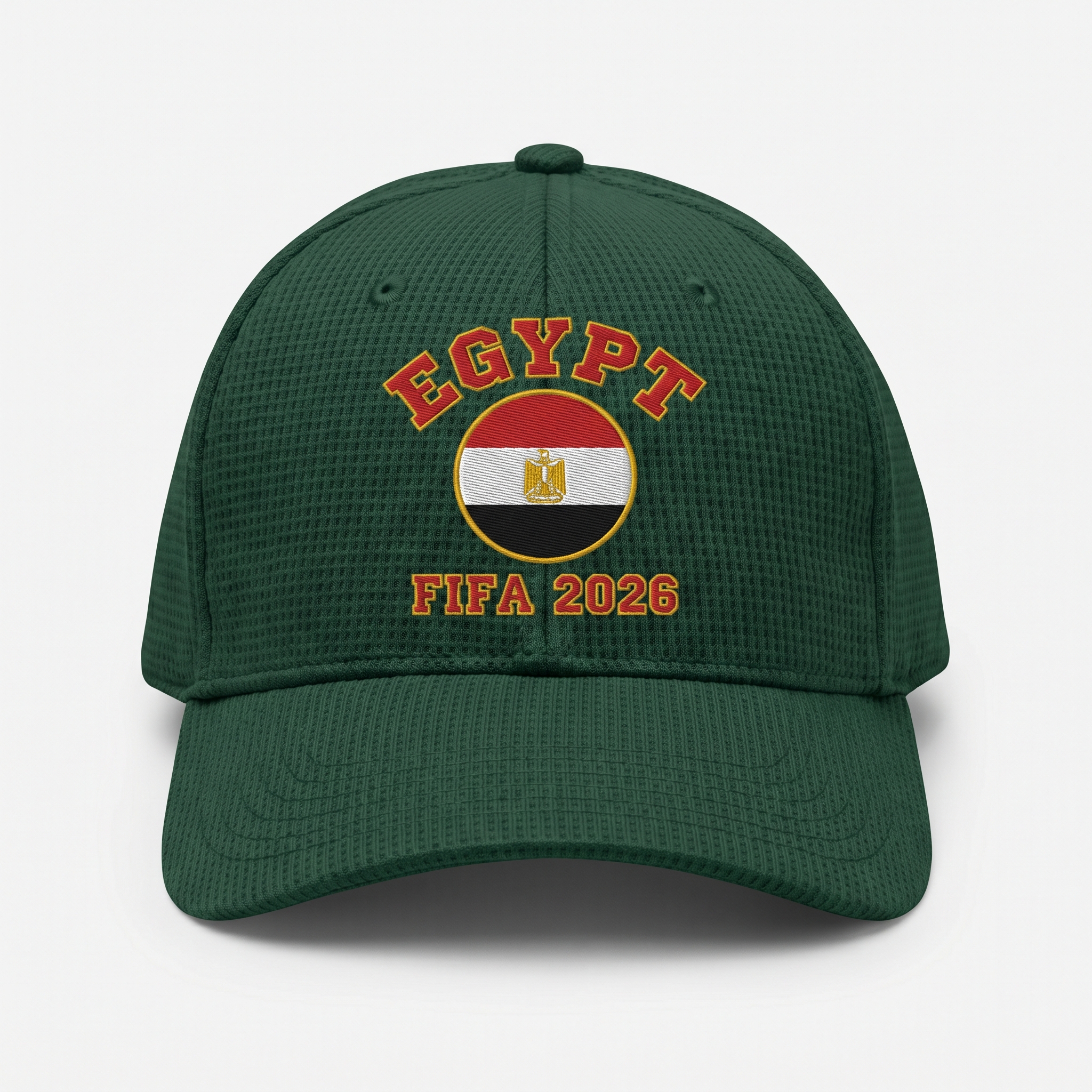 FIFA 2026 Egypt Waffle Knit Cap in Green