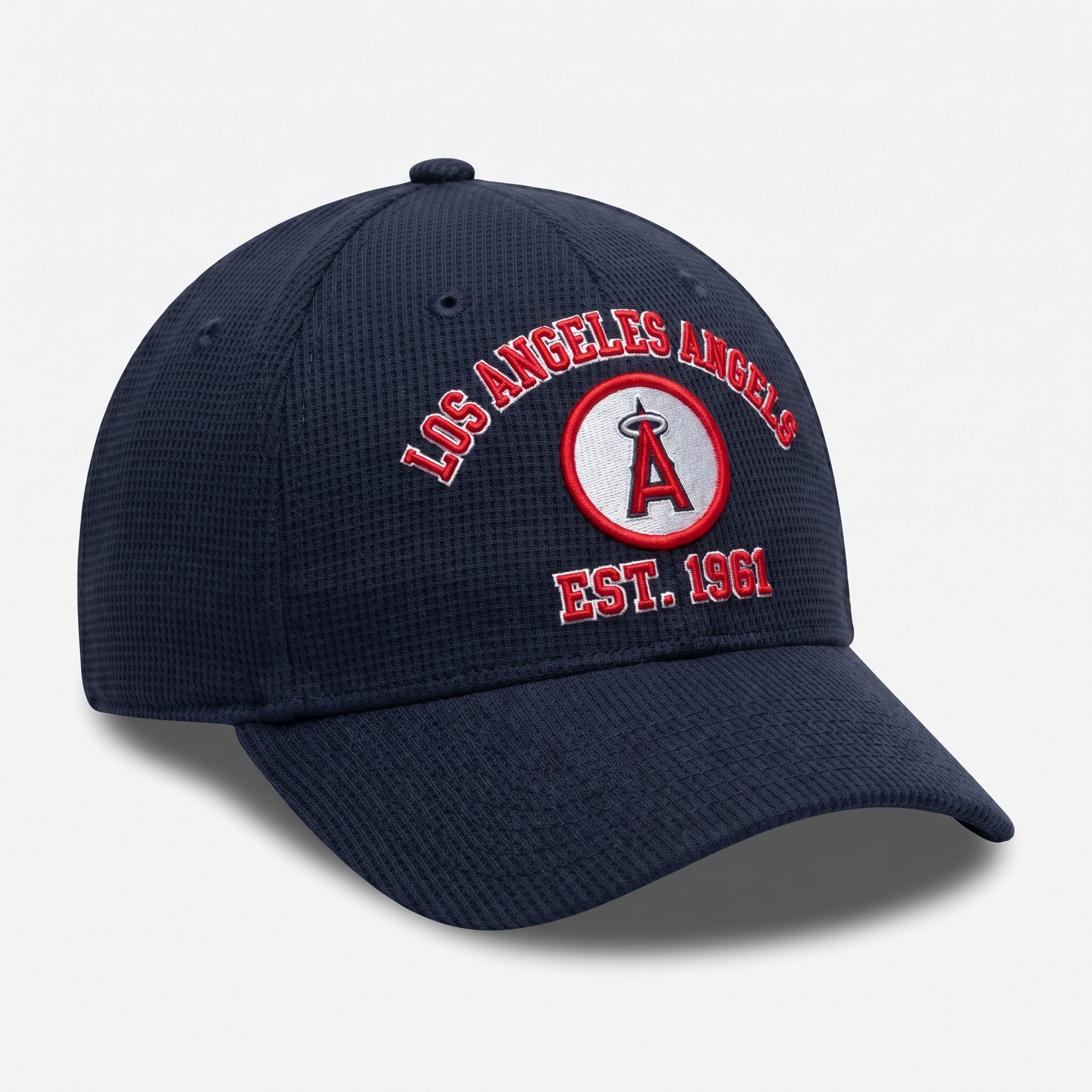 Los Angeles Angels Waffle Knit Cap in Blue
