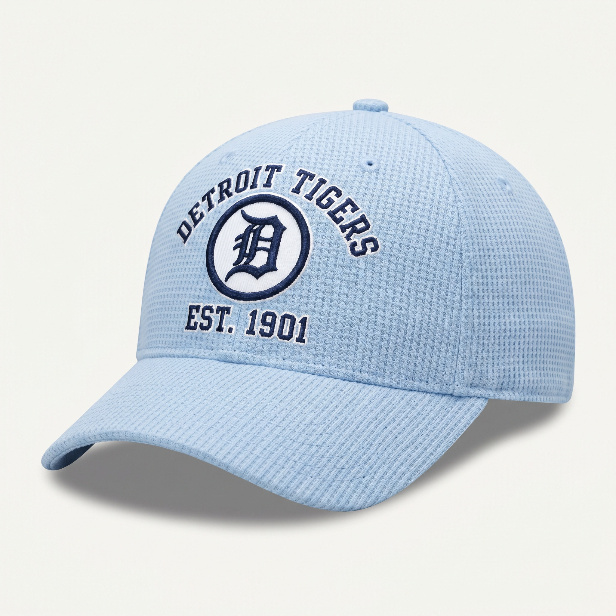 Detroit Tigers Waffle Knit Cap in Light Blue