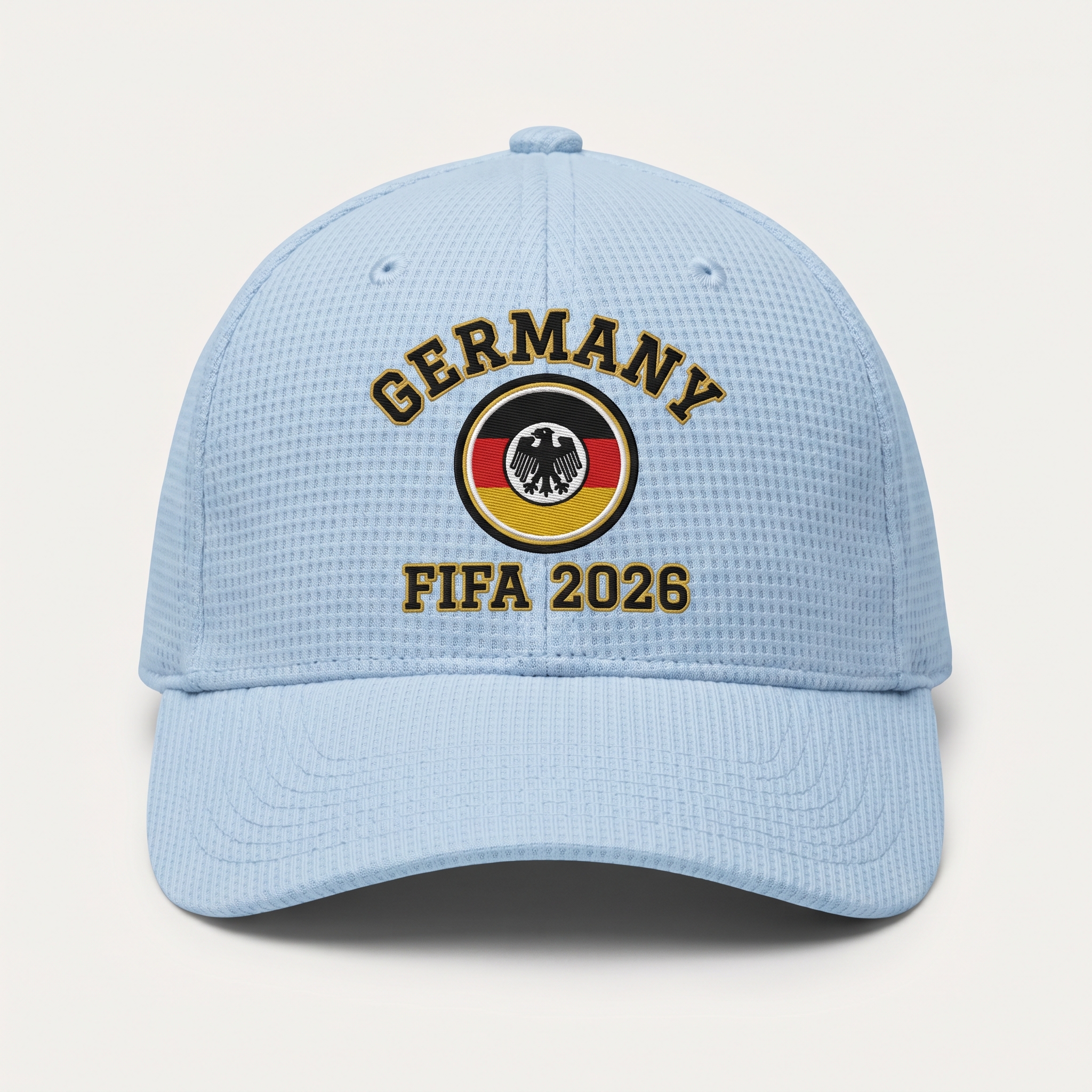 FIFA 2026 Germany Waffle Knit Cap in Light Blue
