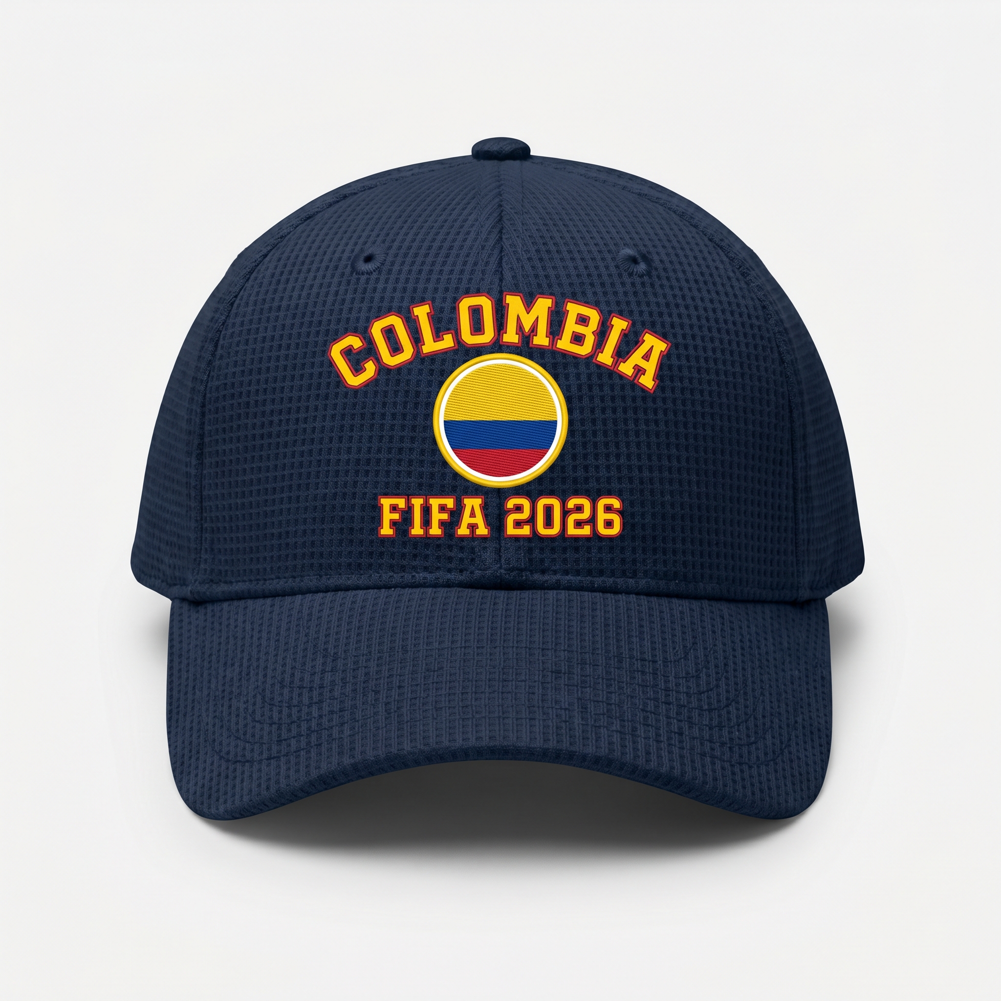 FIFA 2026 Colombia Waffle Knit Cap in Blue