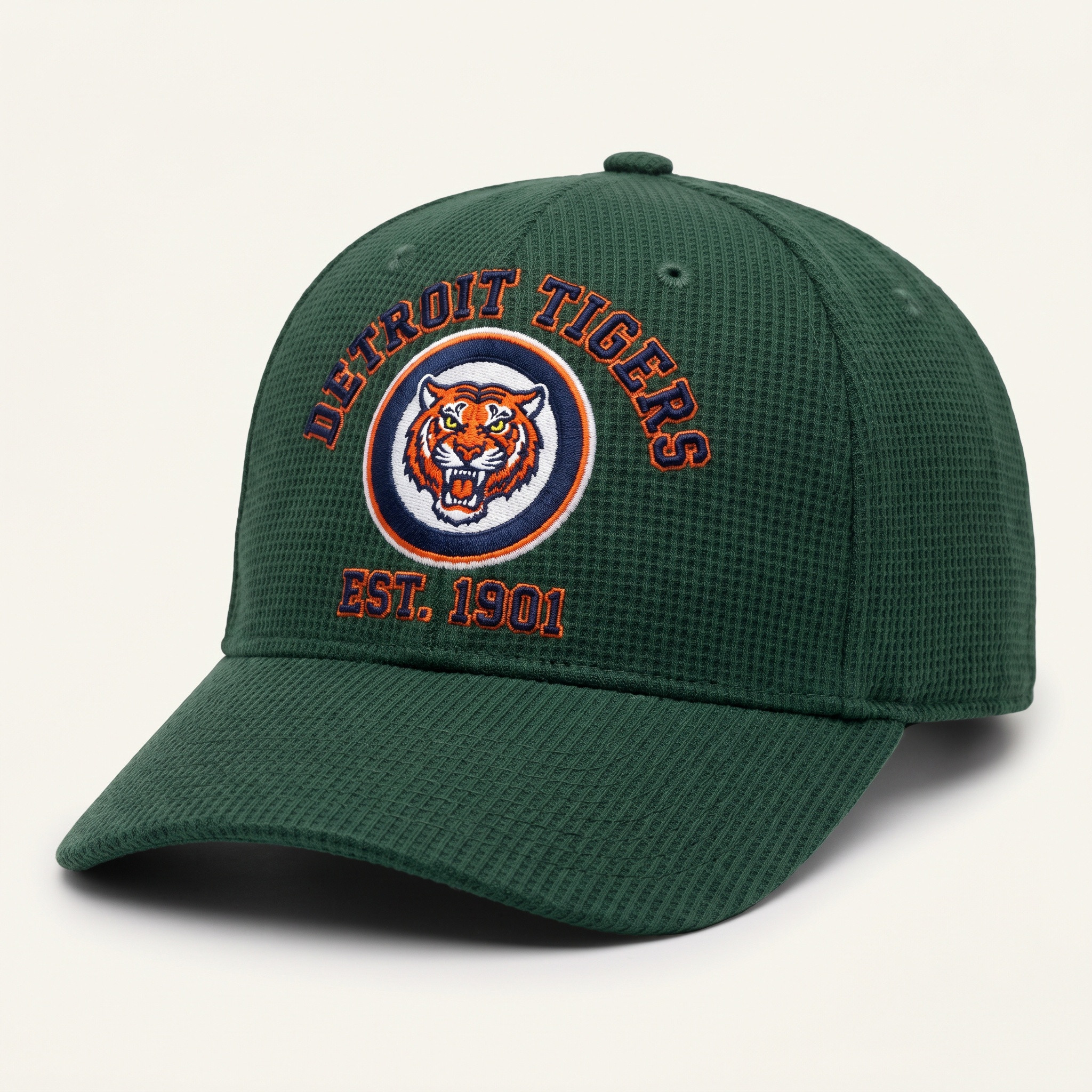 Detroit Tigers Waffle Knit Cap in Green