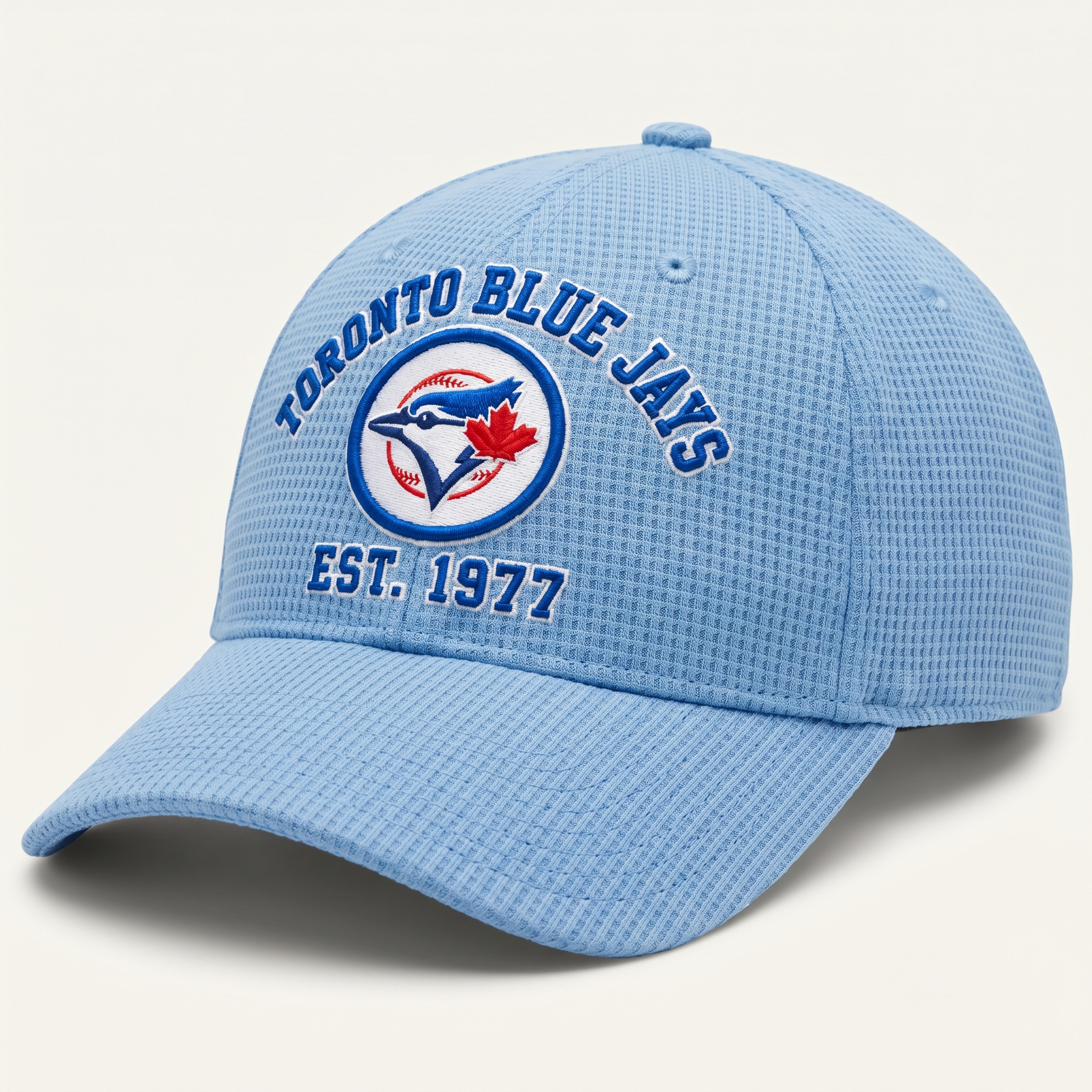 Toronto Blue Jays Waffle Knit Cap in Light Blue