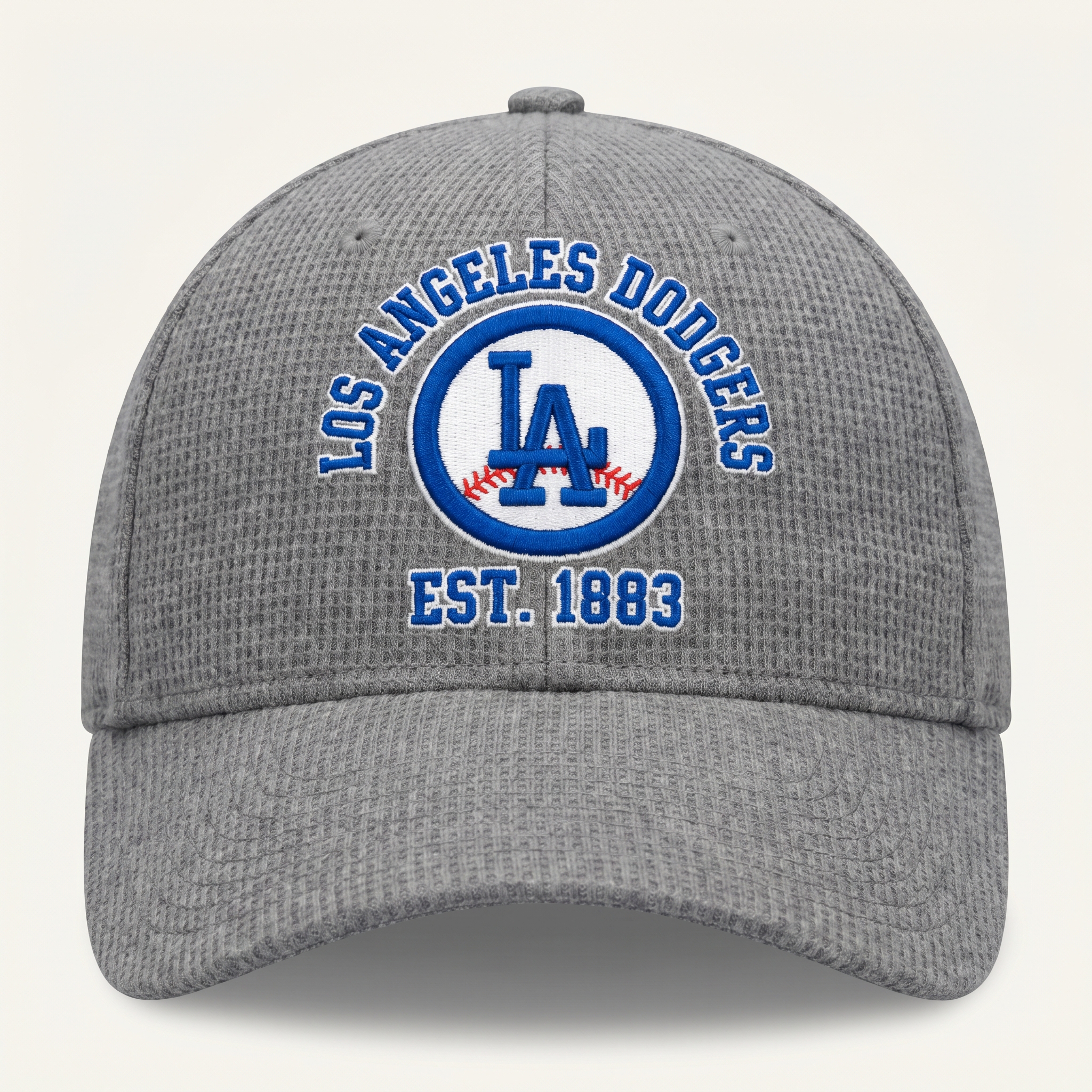 Los Angeles Dodgers Waffle Knit Cap in Gray