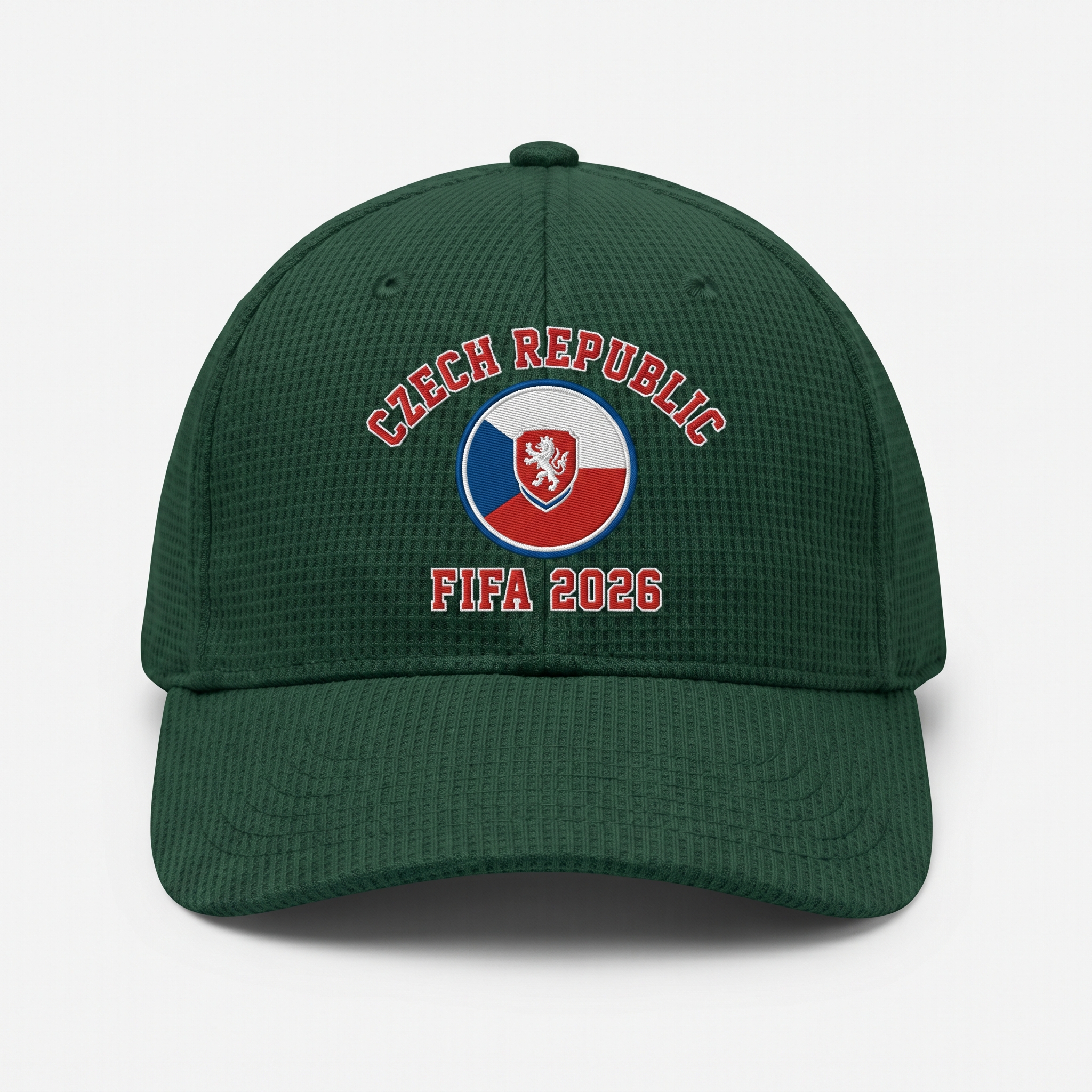 FIFA 2026 Czech Republic Waffle Knit Cap in Green
