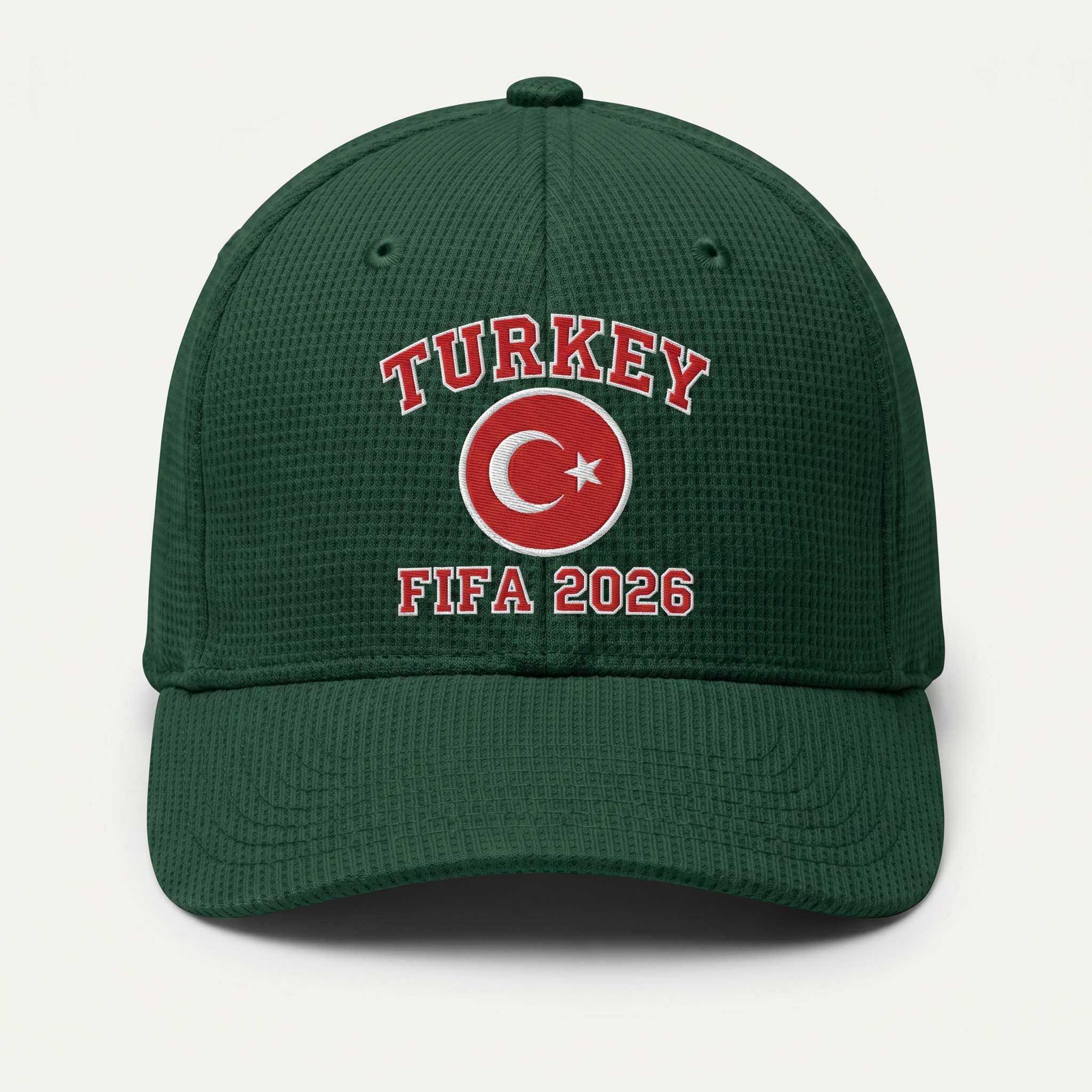 FIFA 2026 Turkey Waffle Knit Cap in Green